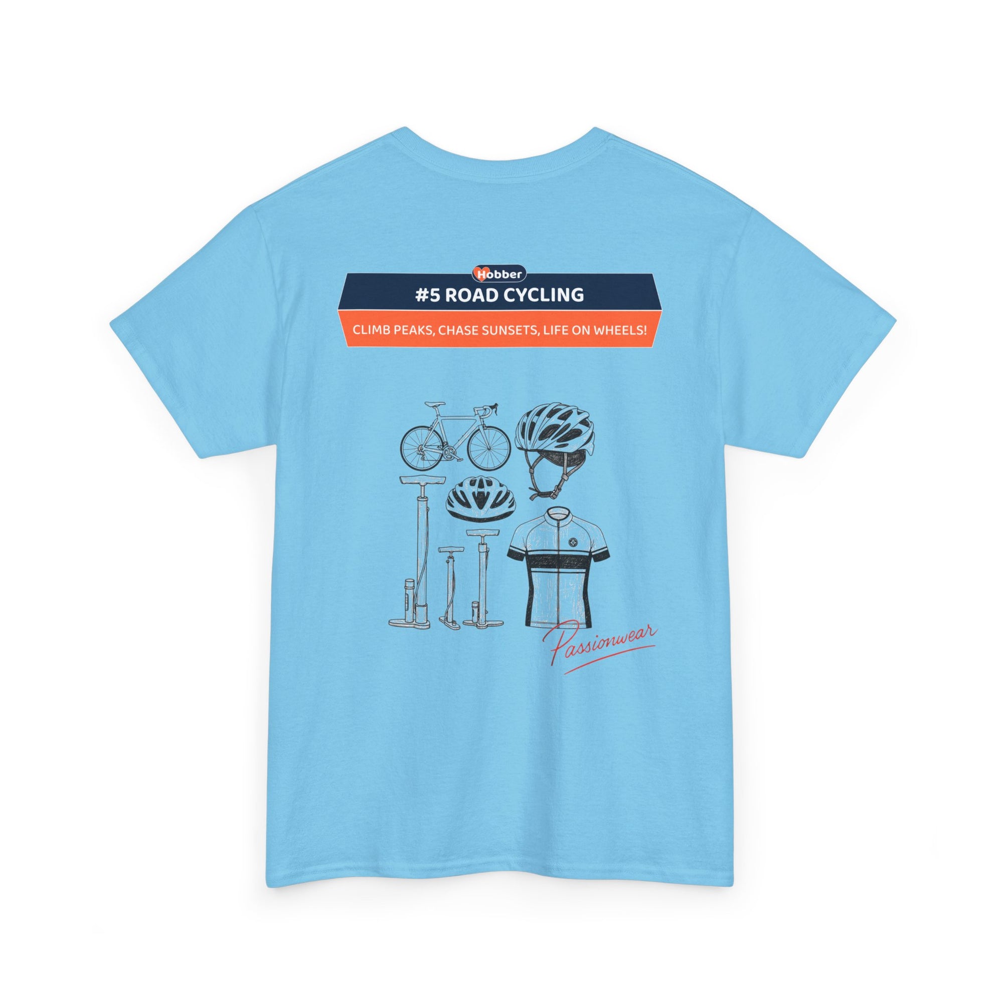 Hobber Unisex Sports & Adventure T-Shirt, #5 Road cycling
