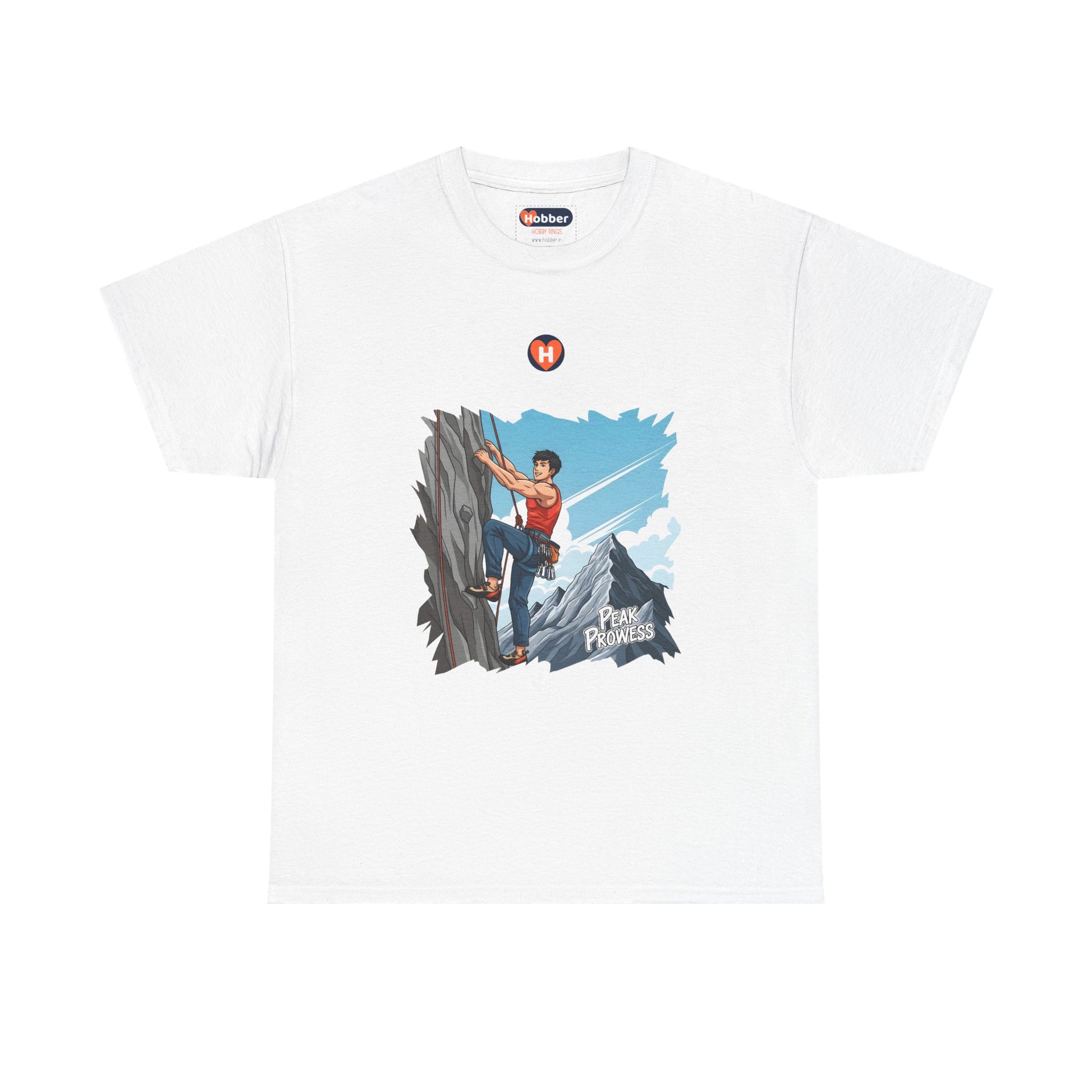Hobber Mens Sports & Adventure T-Shirt, #43 Climbing (Rock)
