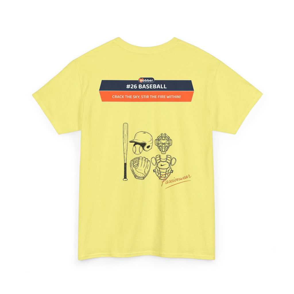 Hobber Mens Sports & Adventure T-Shirt, #26 Baseball