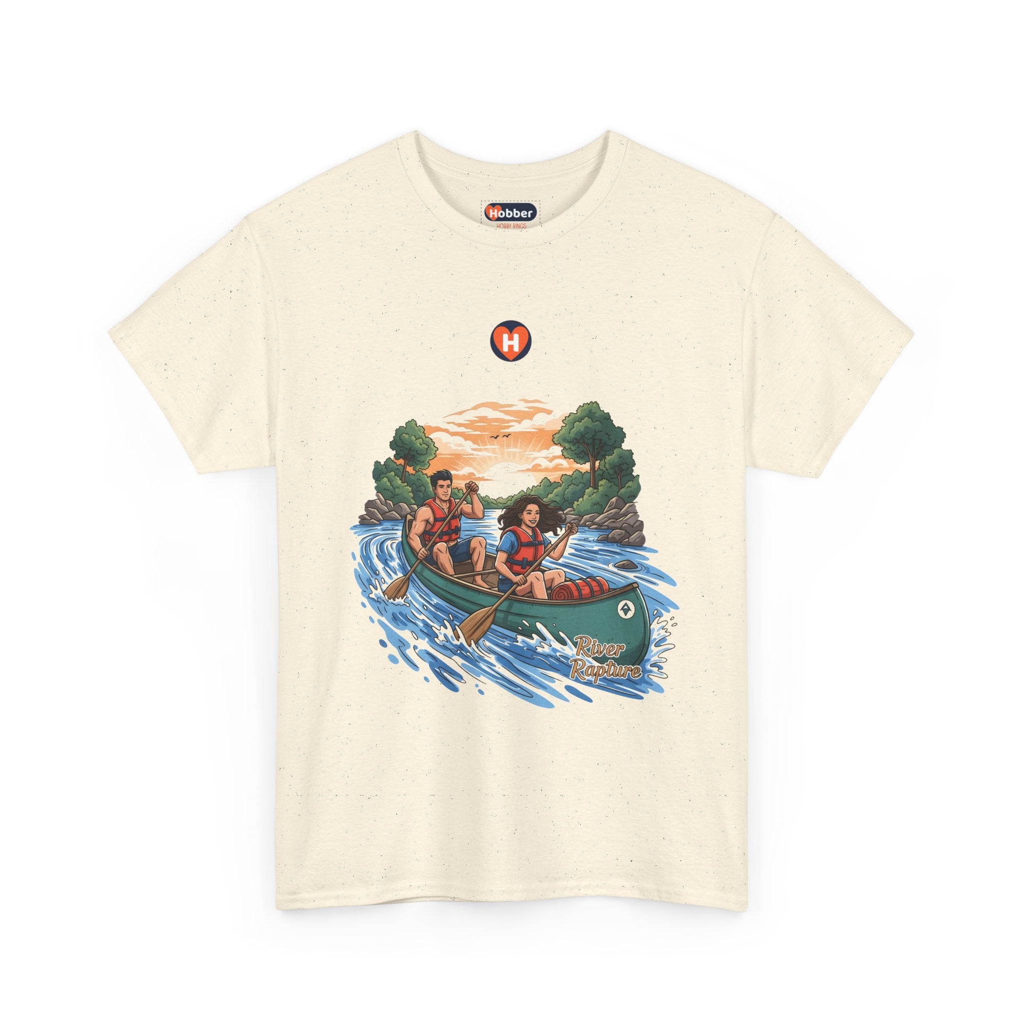 Hobber Unisex Sports & Adventure T-Shirt, #10 Canoeing