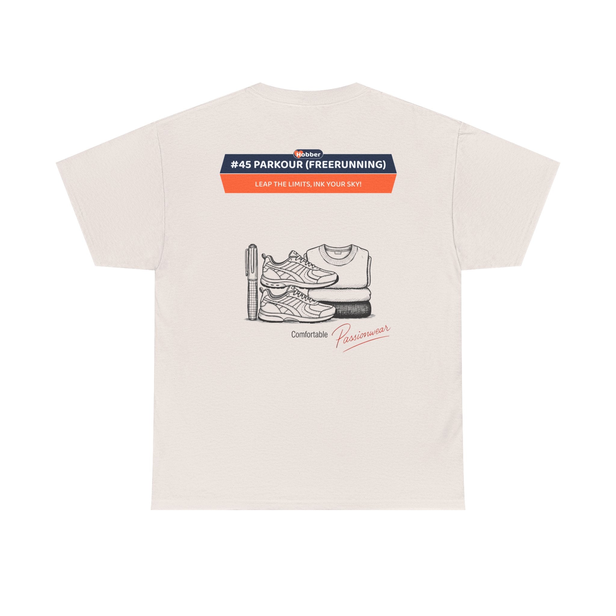 Hobber Mens Sports & Adventure T-Shirt, #45 Parkour (Freerunning)