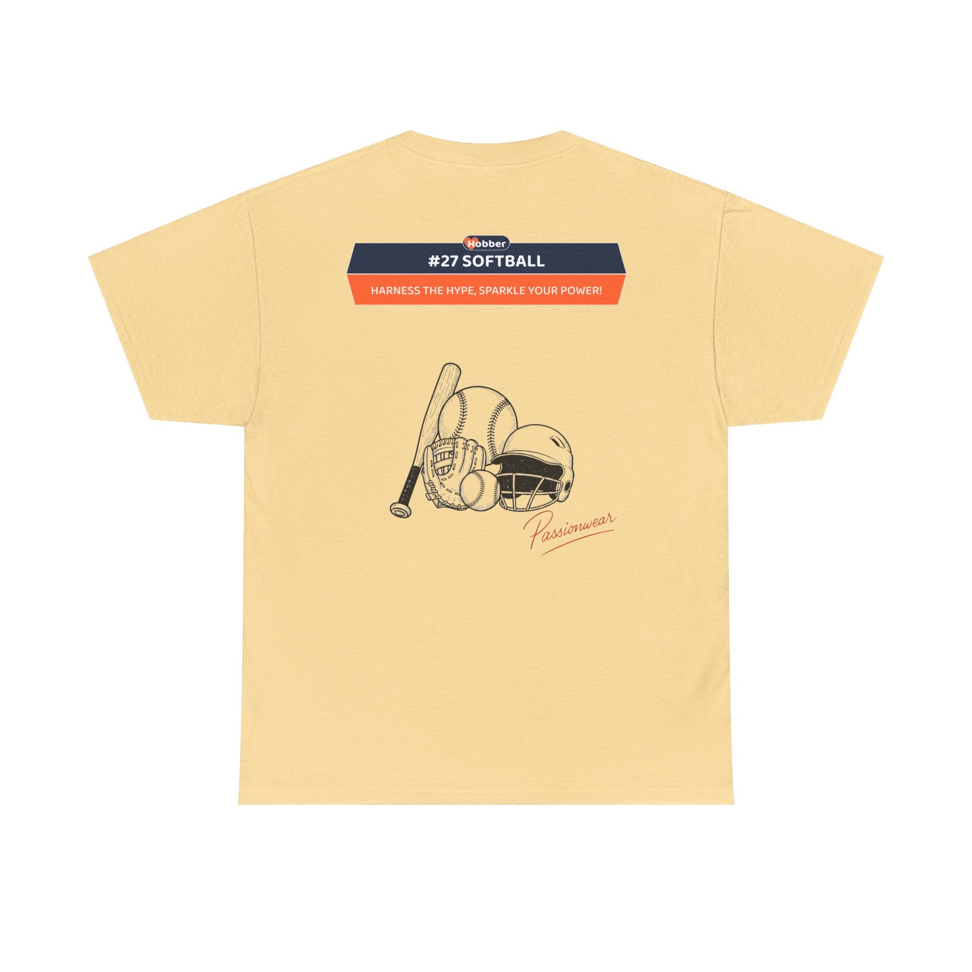 Hobber Unisex Sports & Adventure T-Shirt, #27 Softball
