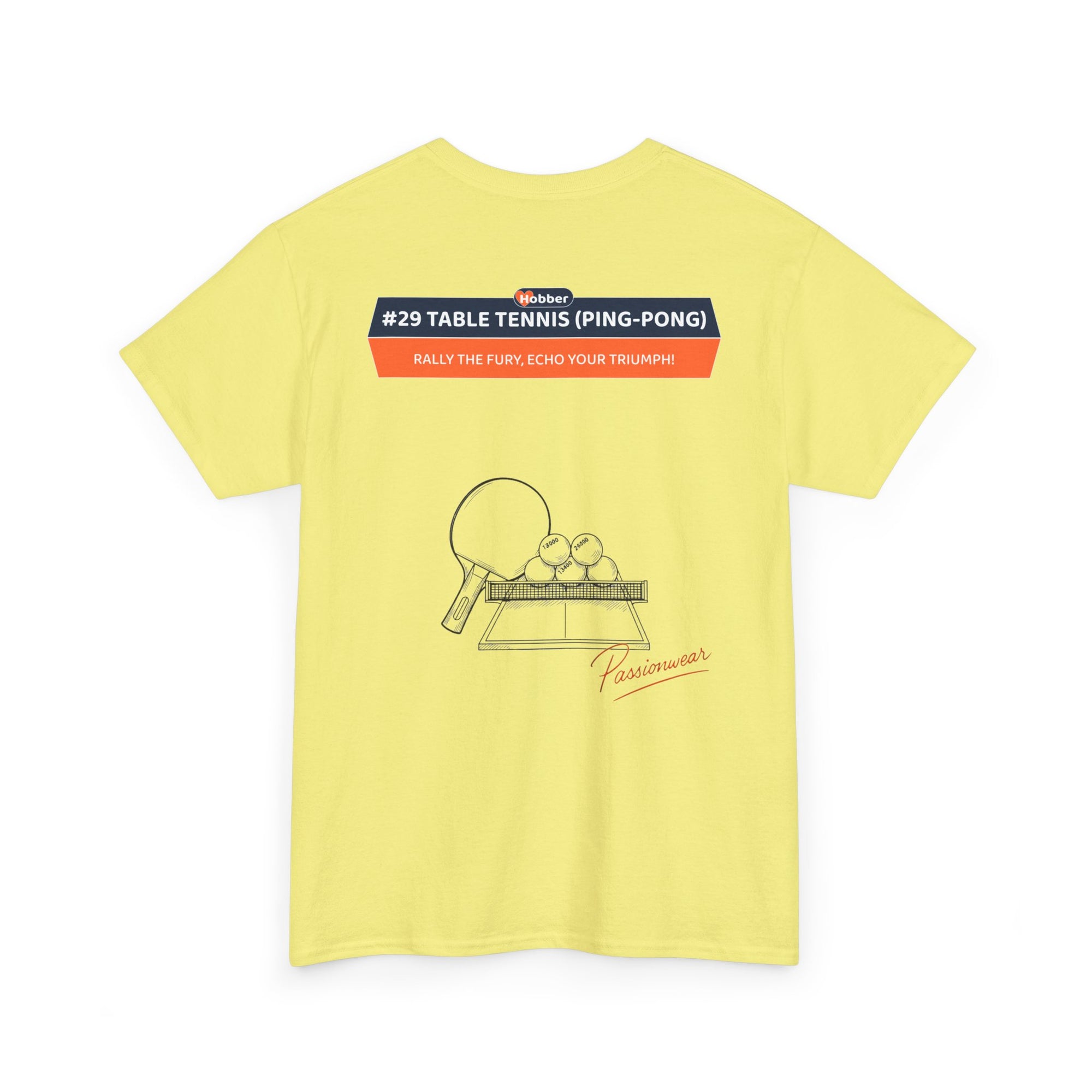 Hobber Unisex Sports & Adventure T-Shirt, #29 Table tennis (Ping-pong)