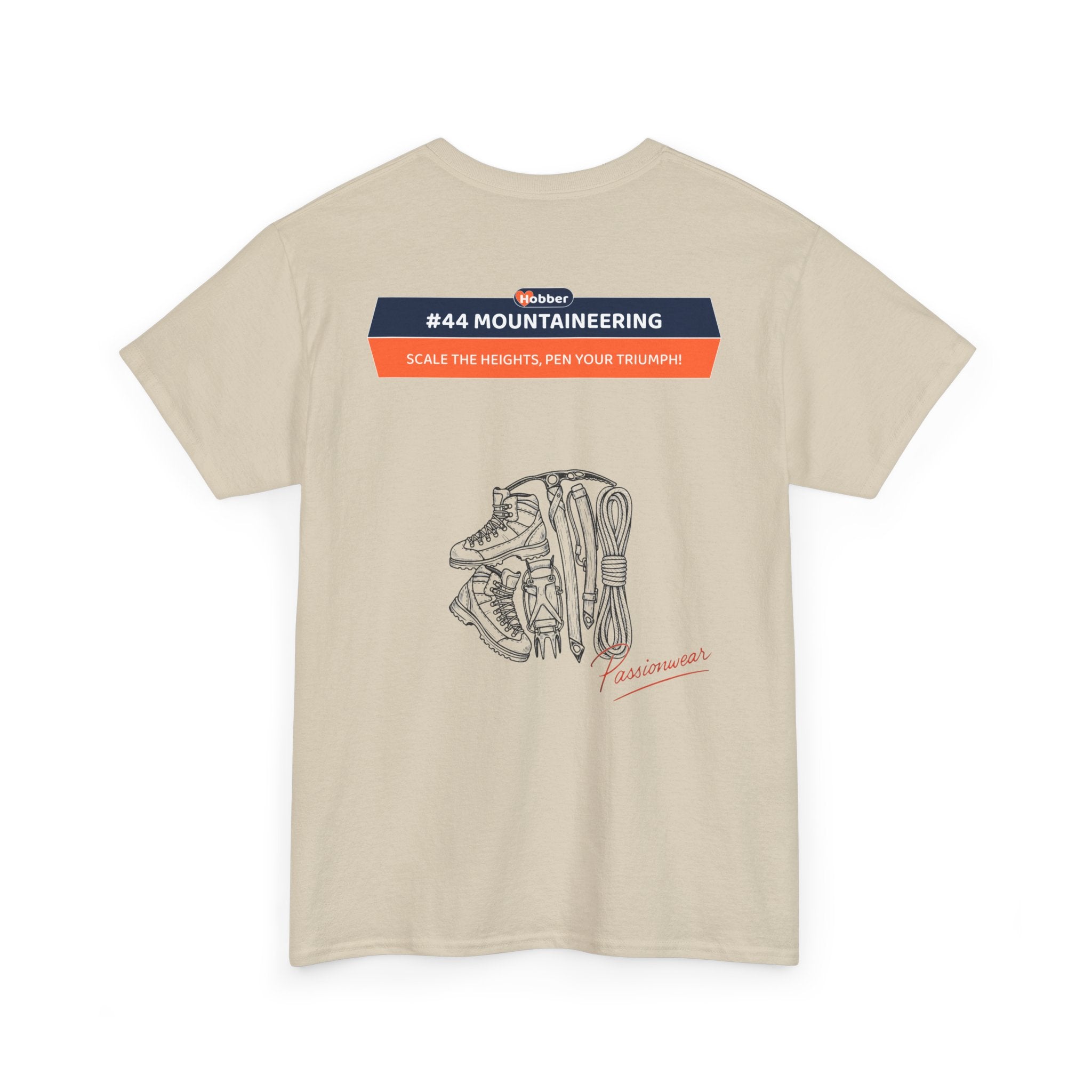 Hobber Mens Sports & Adventure T-Shirt, #44 Mountaineering
