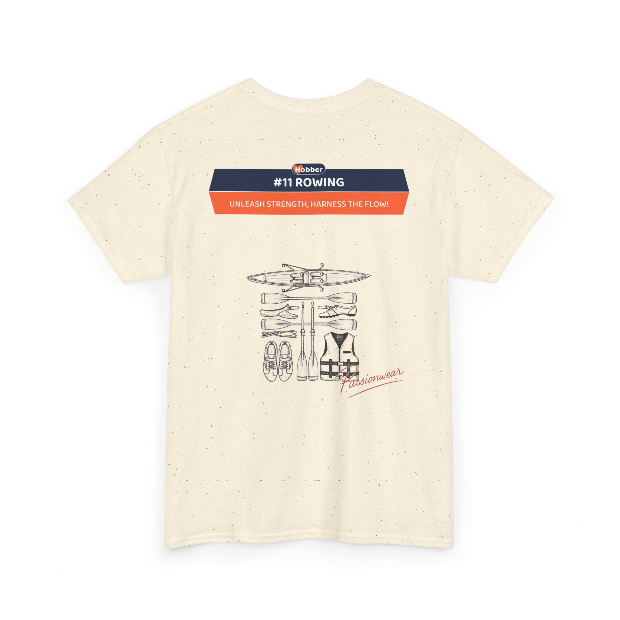 Hobber Mens Sports & Adventure T-Shirt, #11 Rowing