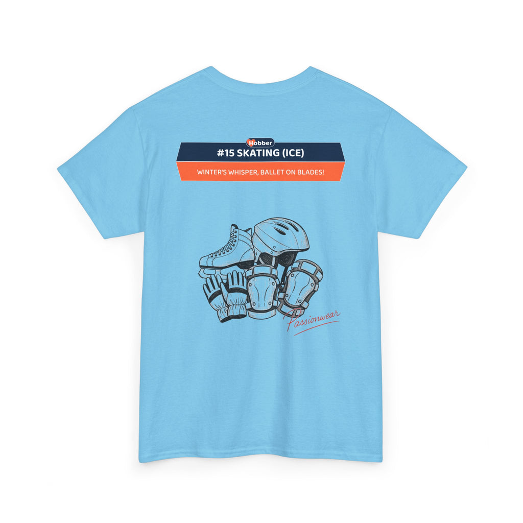 Hobber Unisex Sports & Adventure T-Shirt, #15 Skating (Ice)
