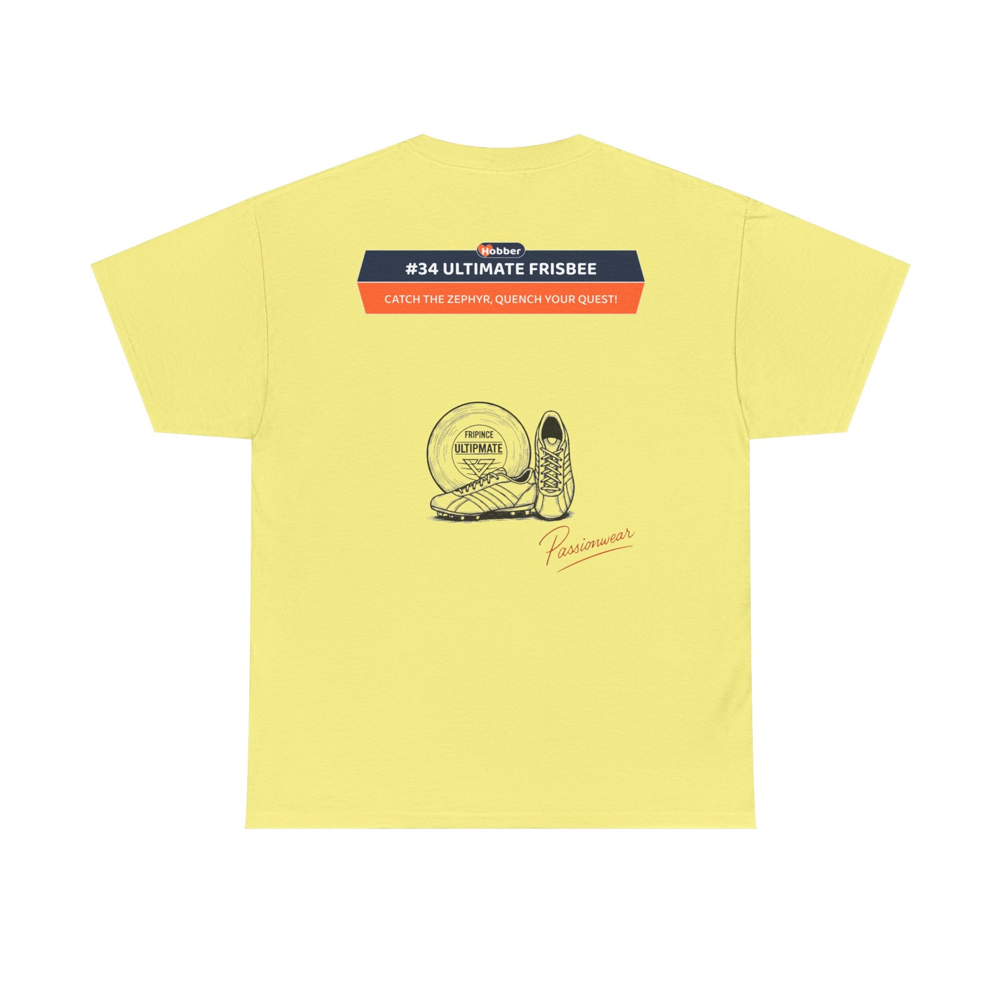 Hobber Unisex Sports & Adventure T-Shirt, #34 Ultimate Frisbee