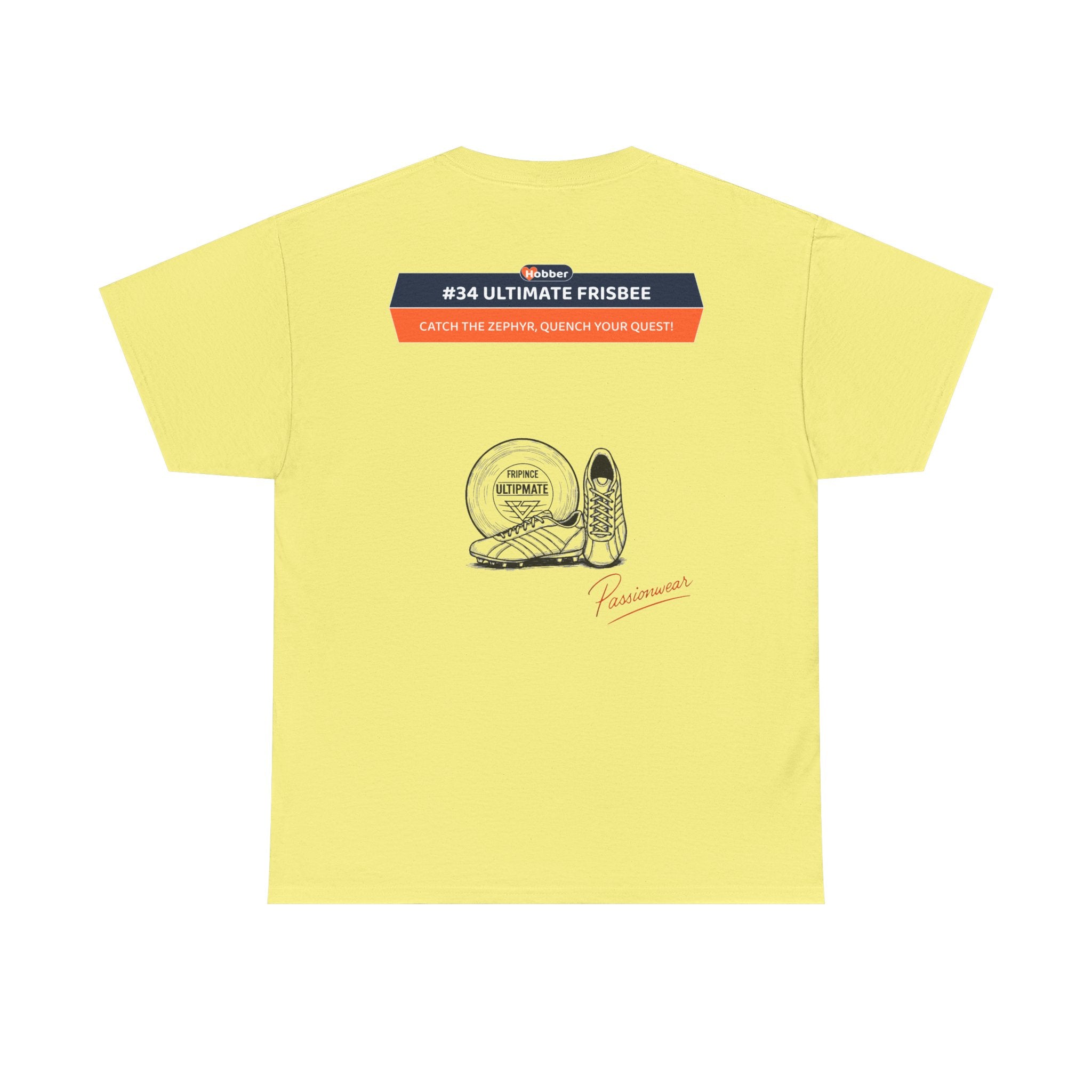 Hobber Unisex Sports & Adventure T-Shirt, #34 Ultimate Frisbee