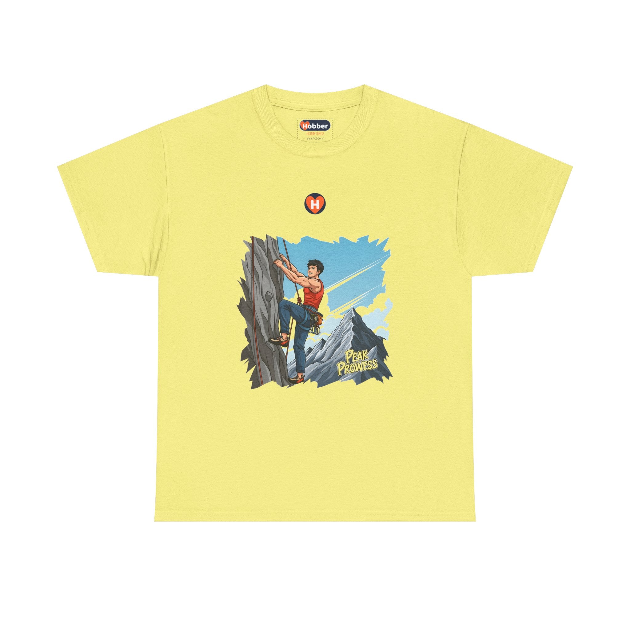 Hobber Mens Sports & Adventure T-Shirt, #43 Climbing (Rock)