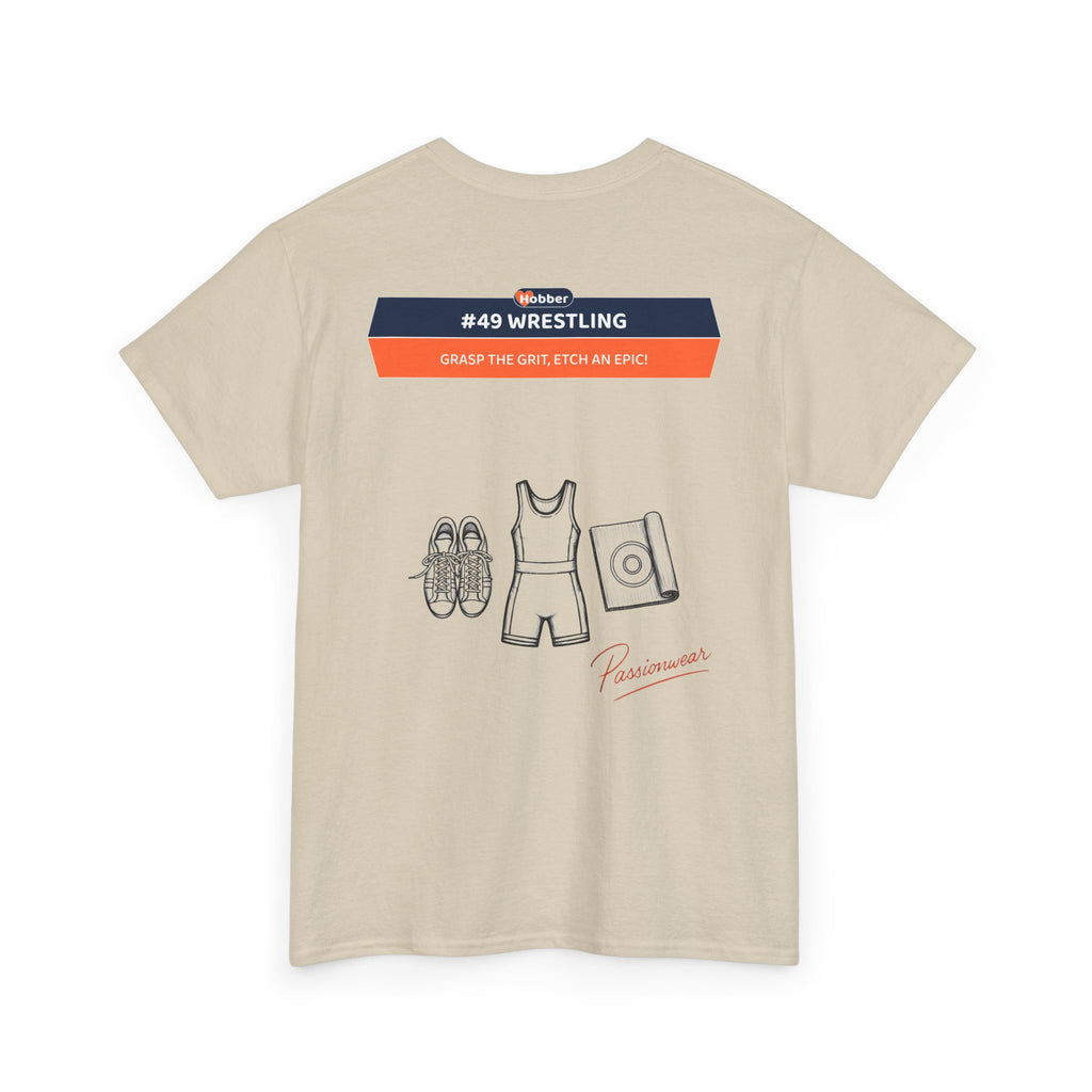 Hobber Mens Sports & Adventure T-Shirt, #49 Wrestling