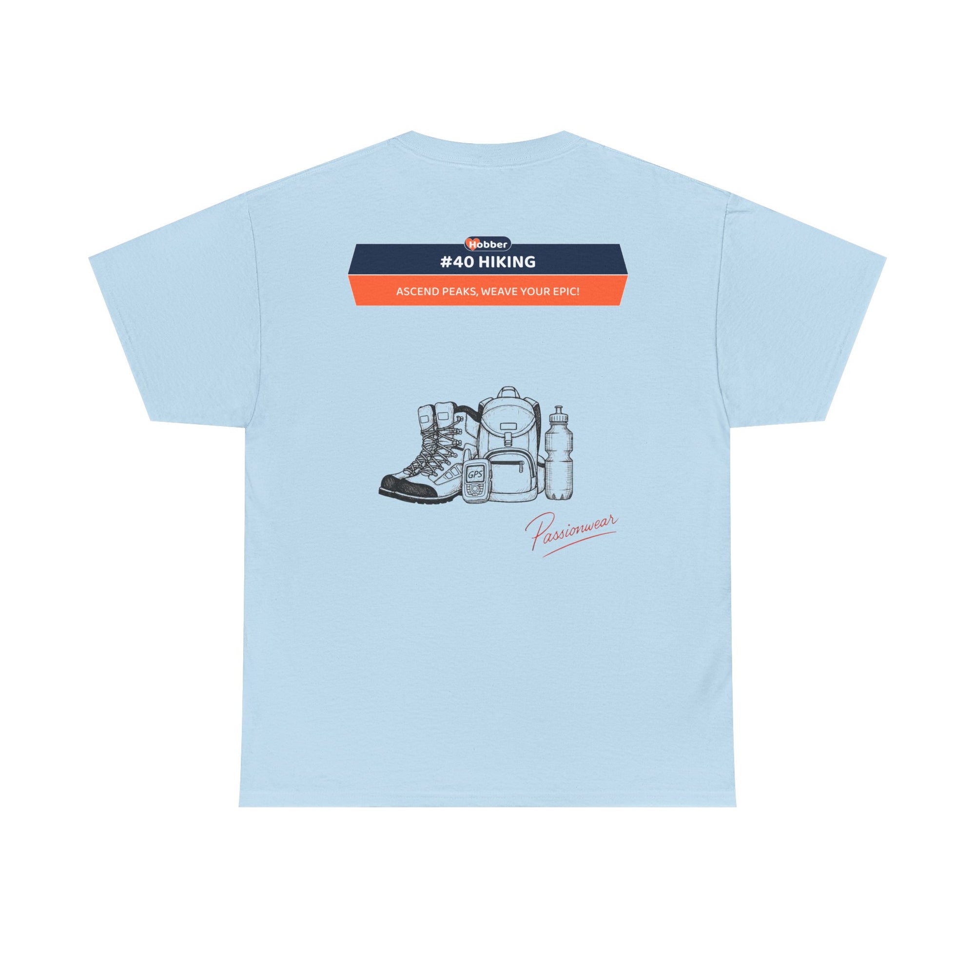 Hobber Unisex Sports & Adventure T-Shirt, #40 Hiking