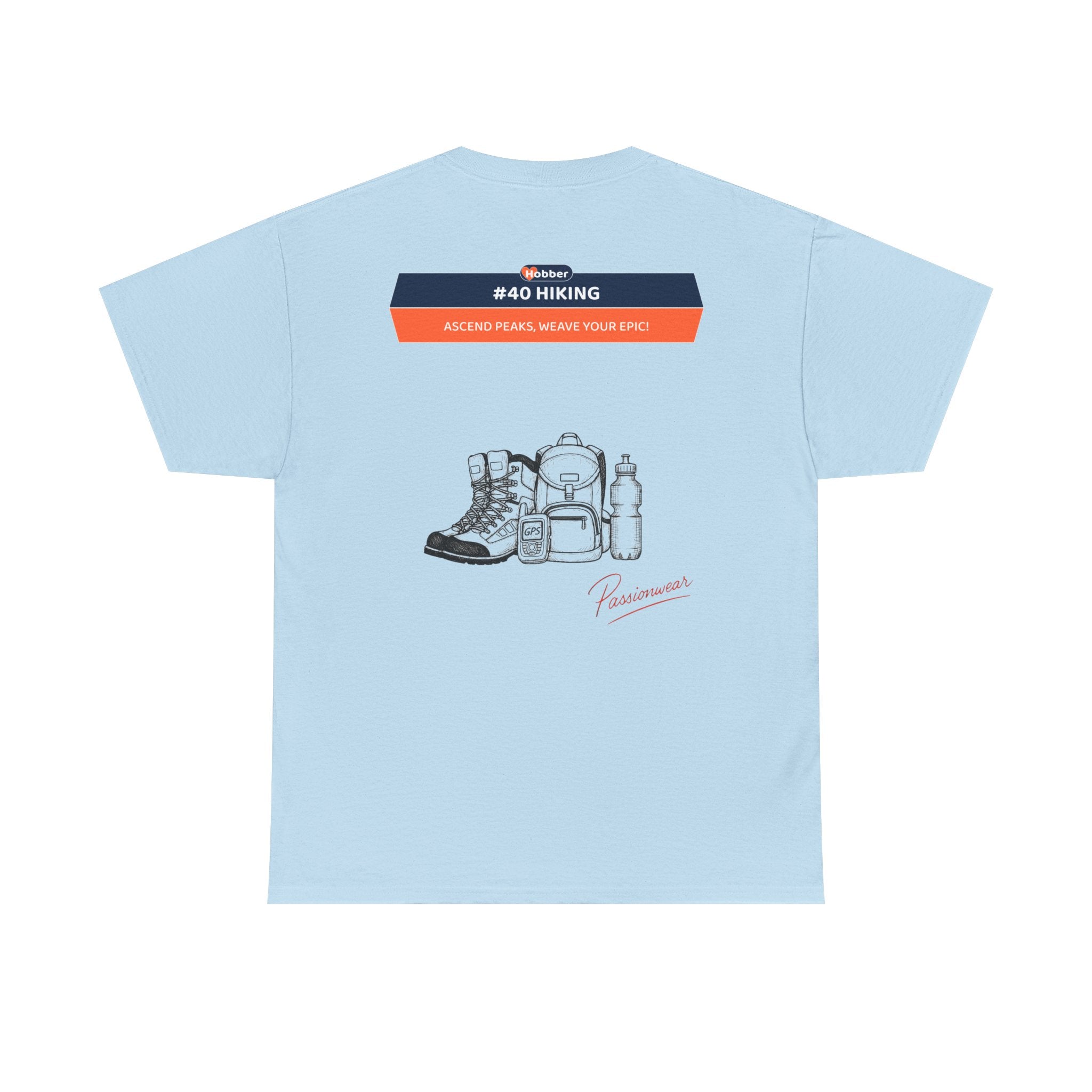 Hobber Unisex Sports & Adventure T-Shirt, #40 Hiking