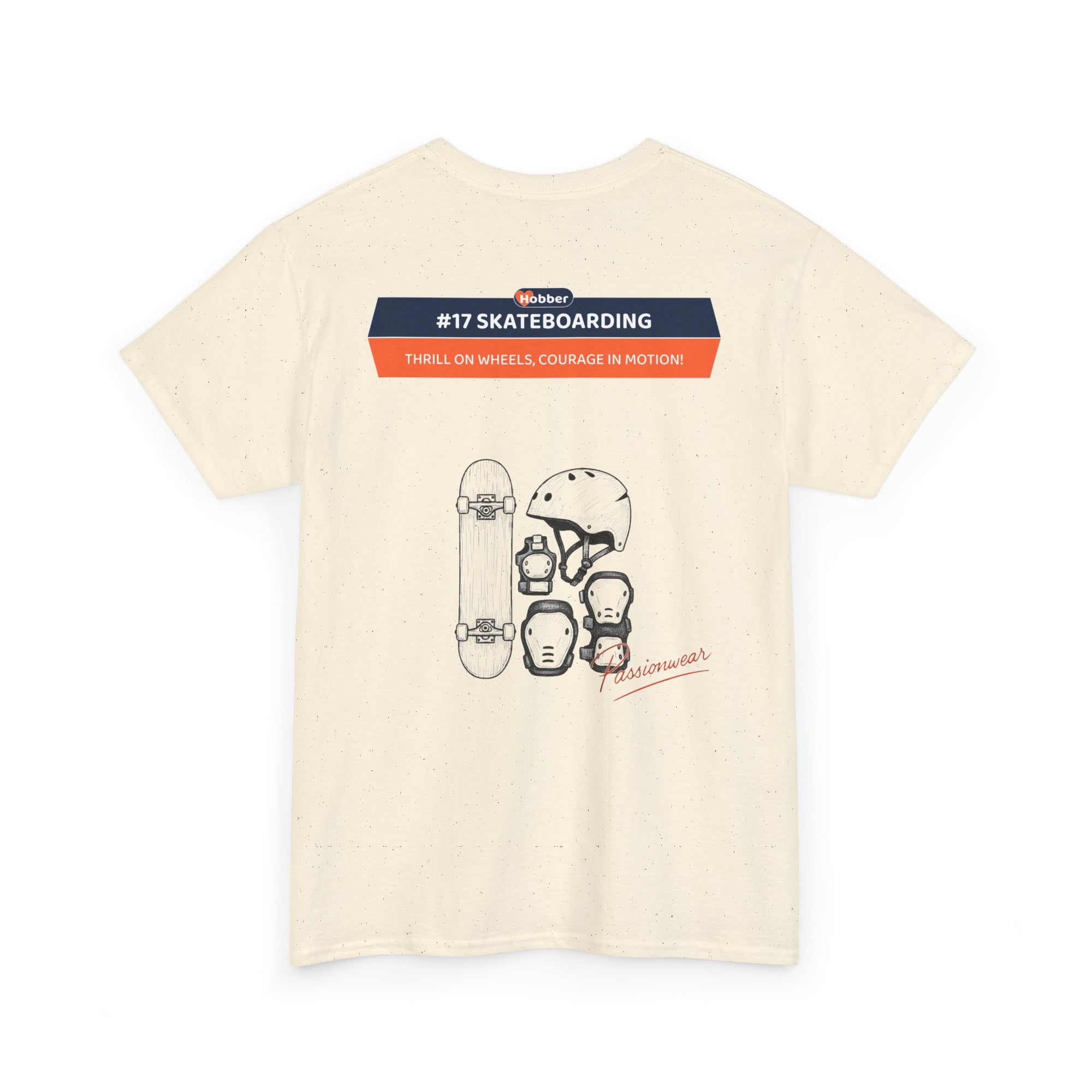 Hobber Mens Sports & Adventure T-Shirt, #17 Skateboarding