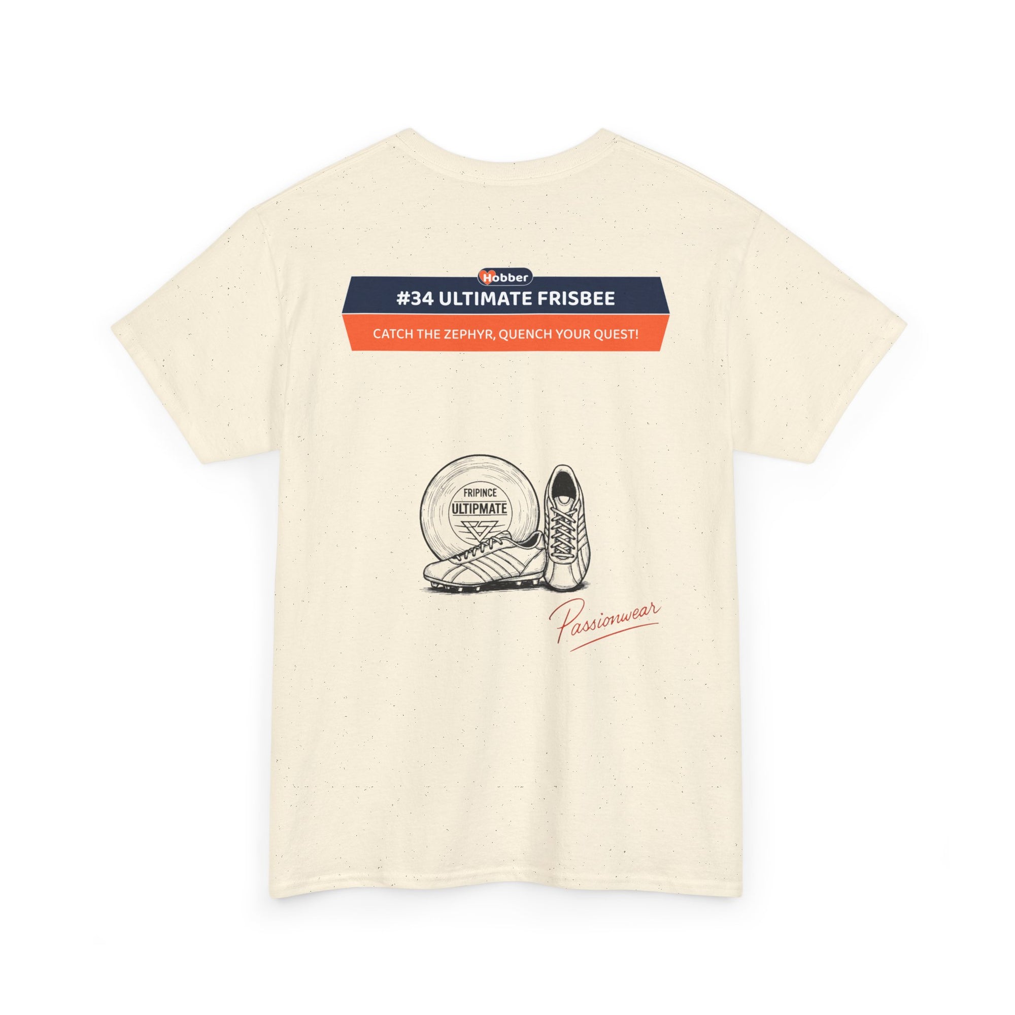 Hobber Unisex Sports & Adventure T-Shirt, #34 Ultimate Frisbee
