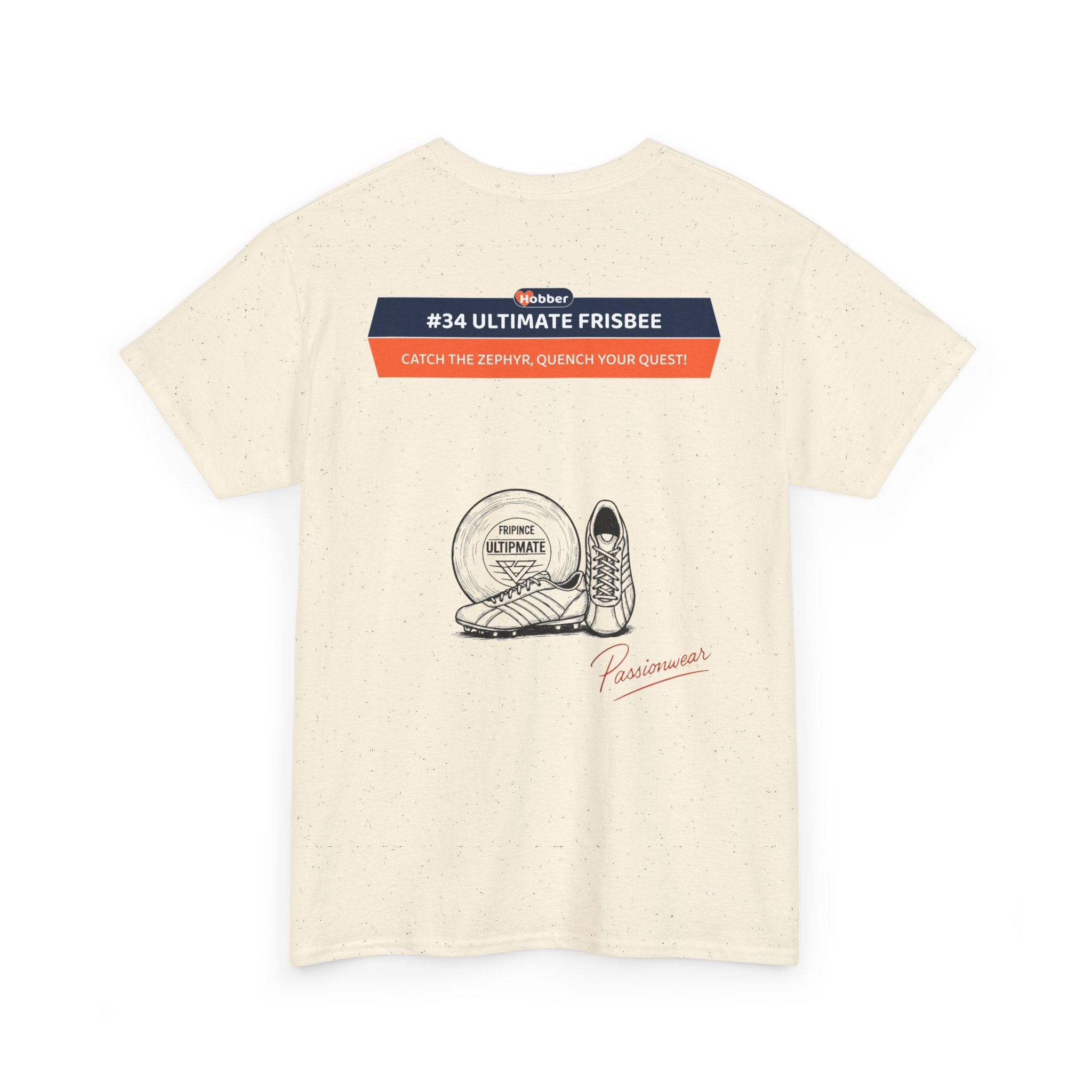 Hobber Unisex Sports & Adventure T-Shirt, #34 Ultimate Frisbee