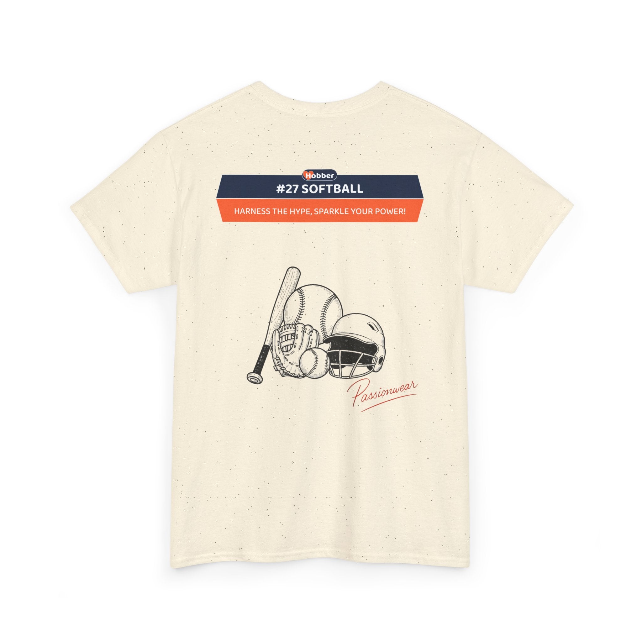 Hobber Unisex Sports & Adventure T-Shirt, #27 Softball