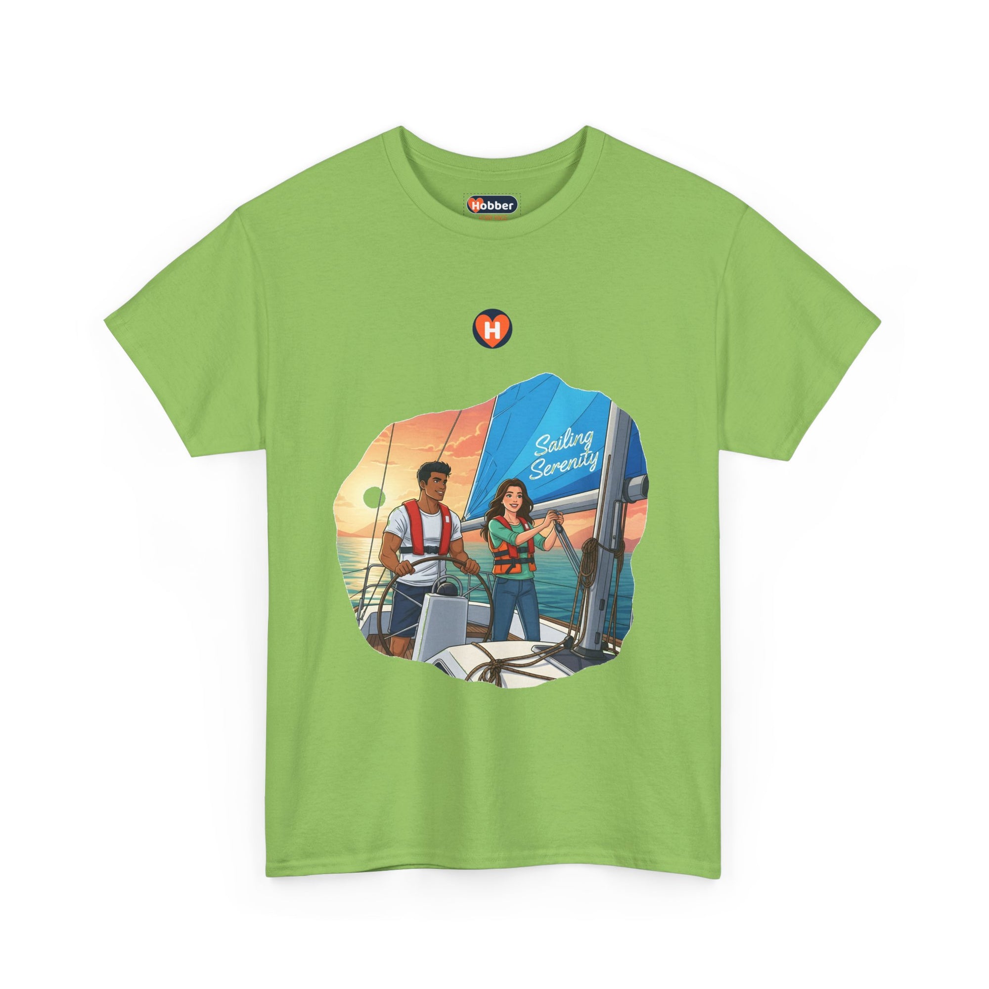 Hobber Unisex Sports & Adventure T-Shirt, #12 Sailing