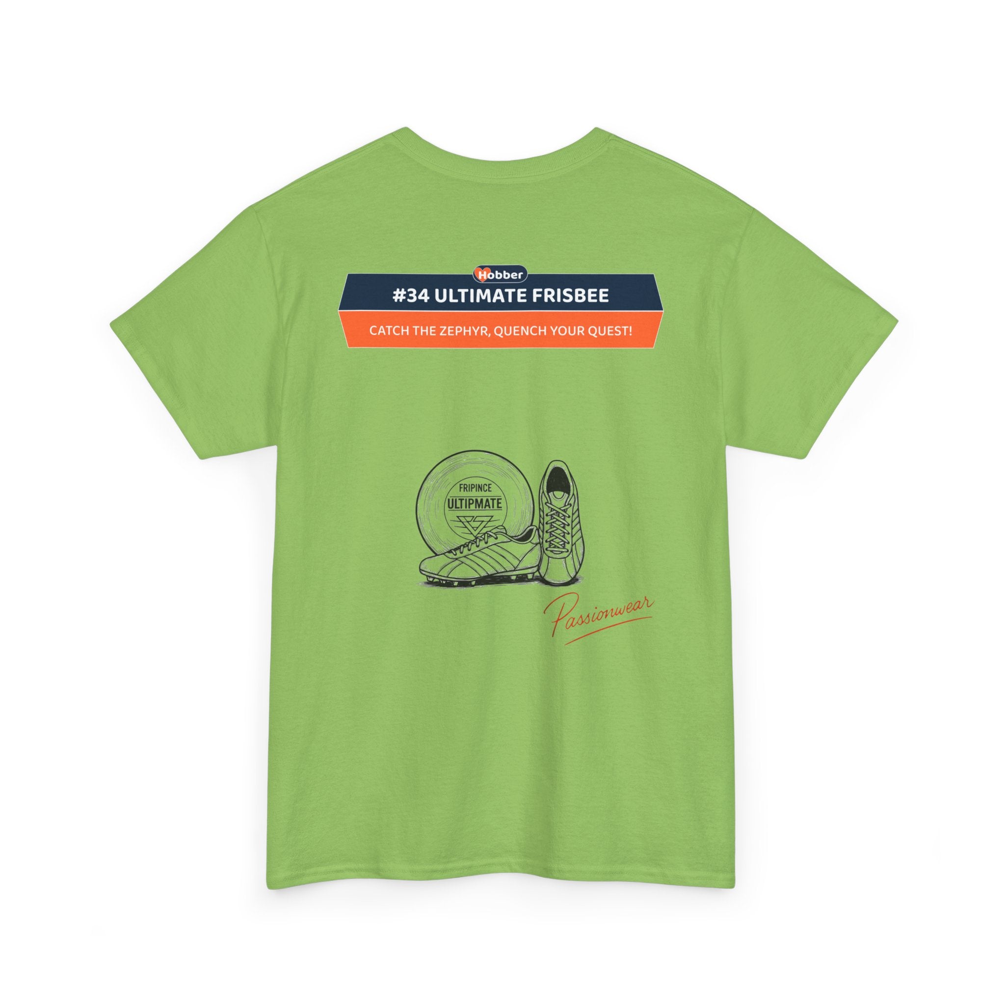 Hobber Unisex Sports & Adventure T-Shirt, #34 Ultimate Frisbee