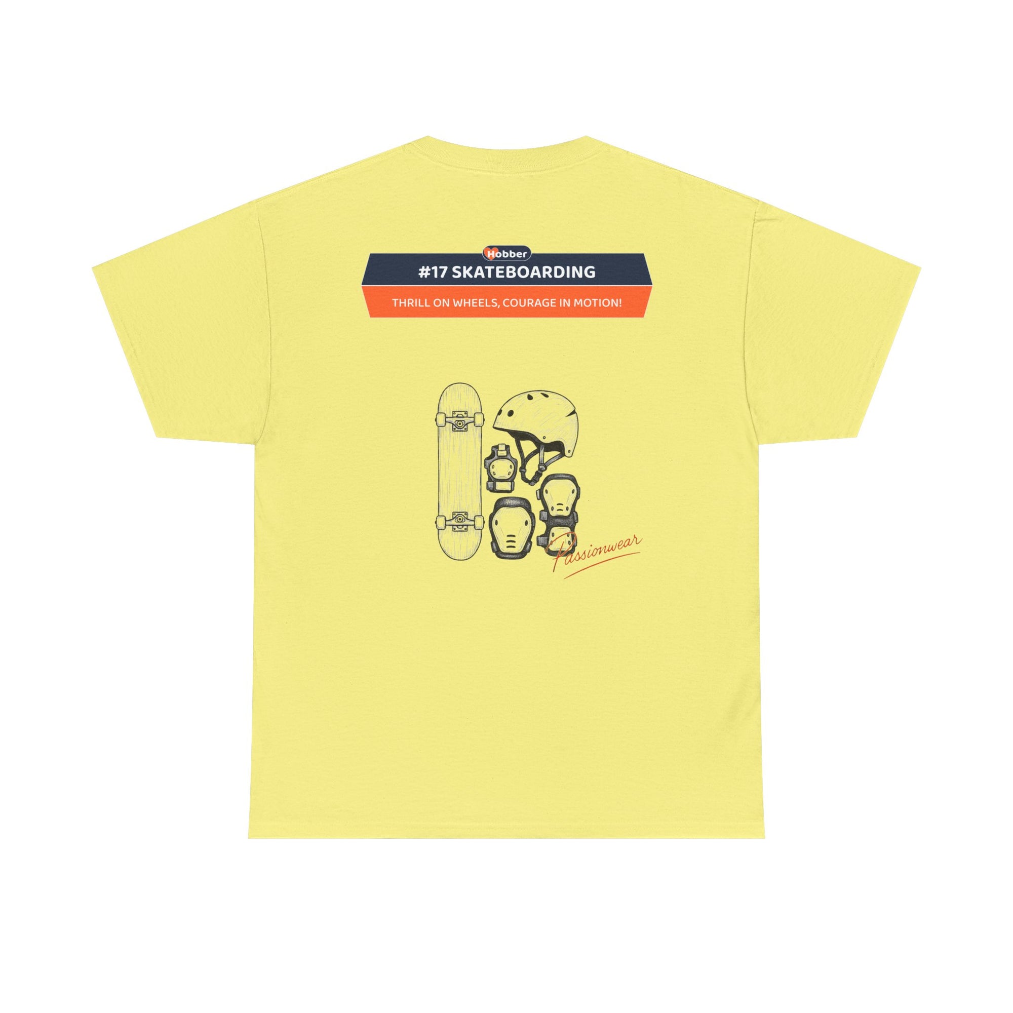 Hobber Mens Sports & Adventure T-Shirt, #17 Skateboarding