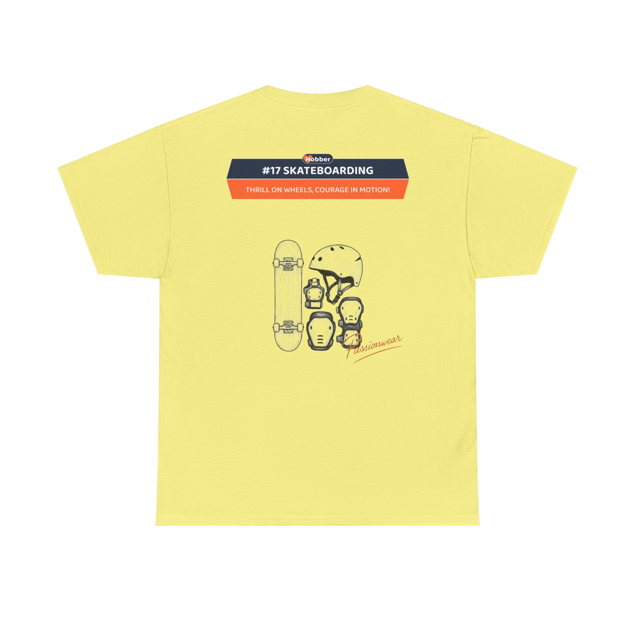 Hobber Mens Sports & Adventure T-Shirt, #17 Skateboarding
