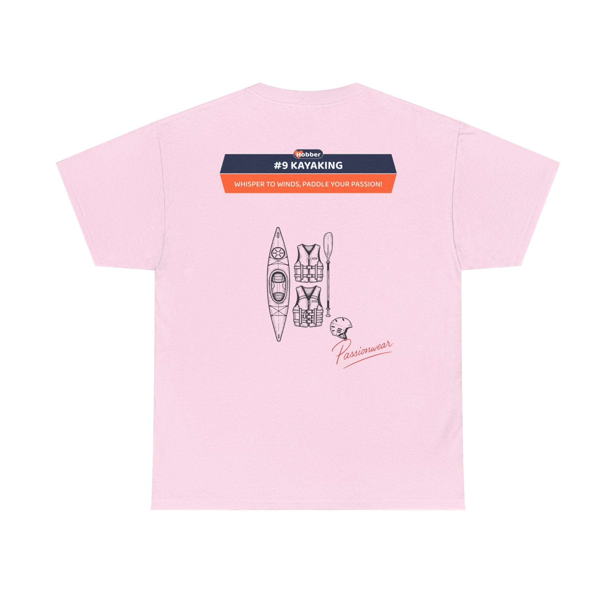 Hobber Unisex Sports & Adventure T-Shirt, #9 Kayaking