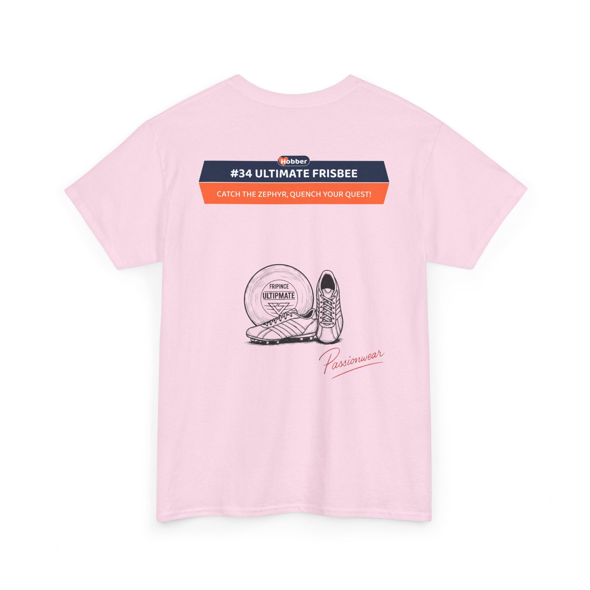 Hobber Unisex Sports & Adventure T-Shirt, #34 Ultimate Frisbee