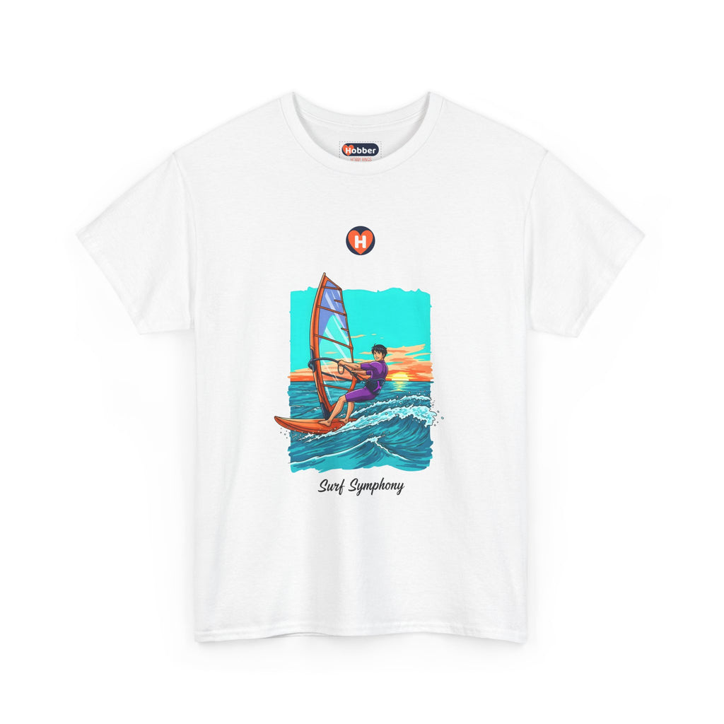 Hobber Mens Sports & Adventure T-Shirt, #13 Windsurfing