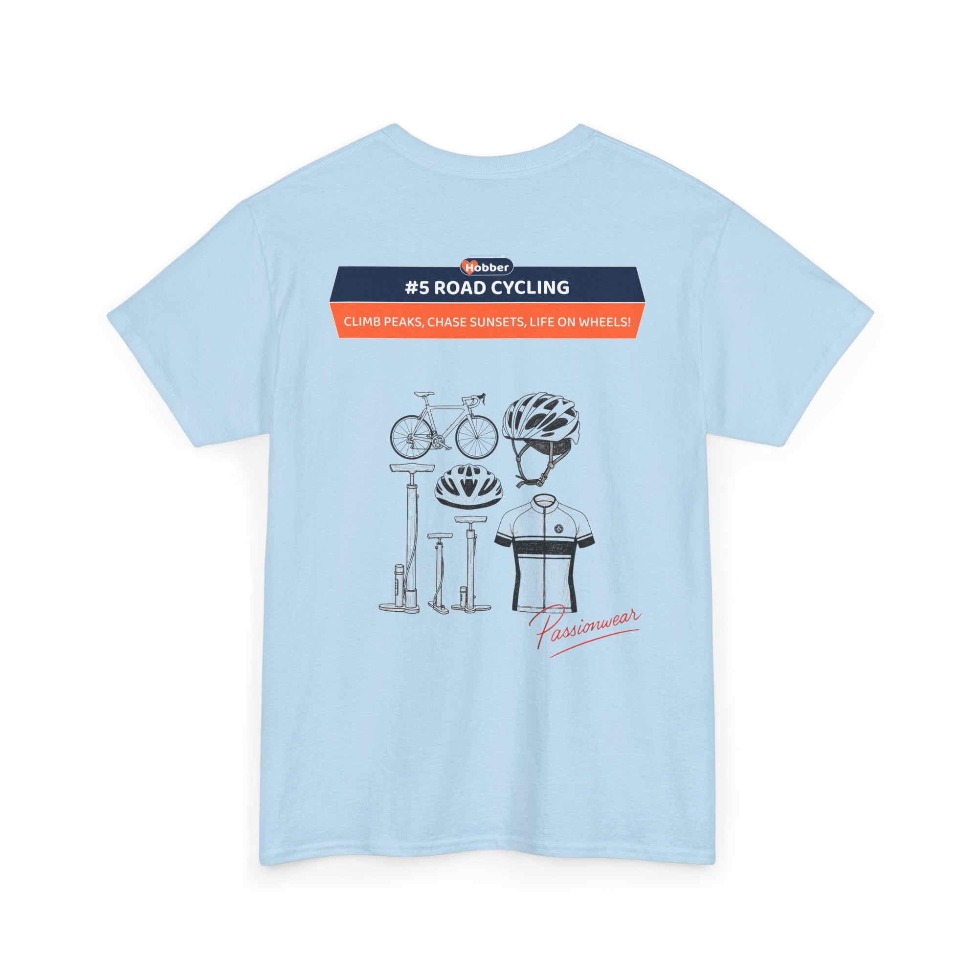 Hobber Unisex Sports & Adventure T-Shirt, #5 Road cycling