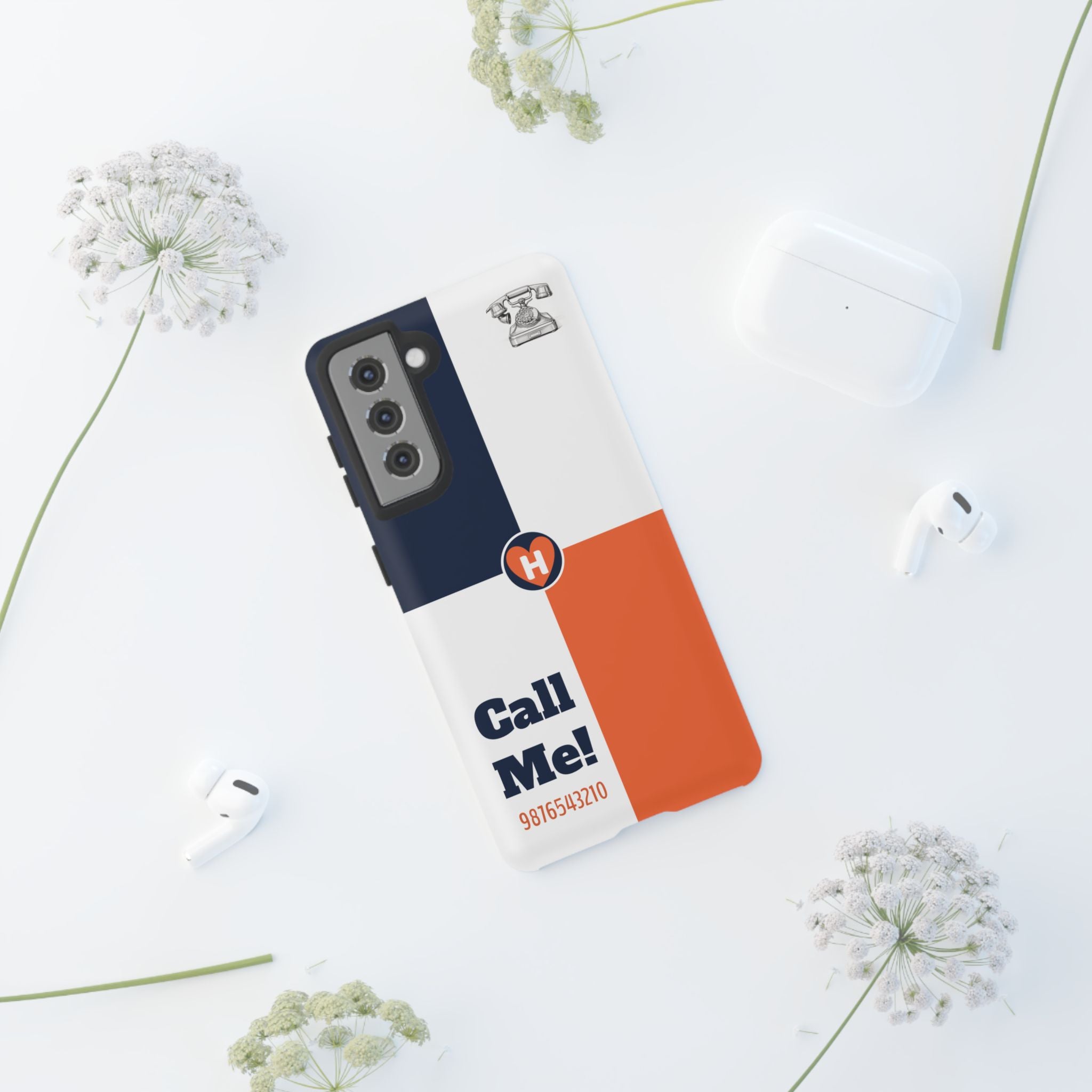 Hobber CallMe: Stylish Phone Case for Tough Protection, Customizable Cover, Durable Design