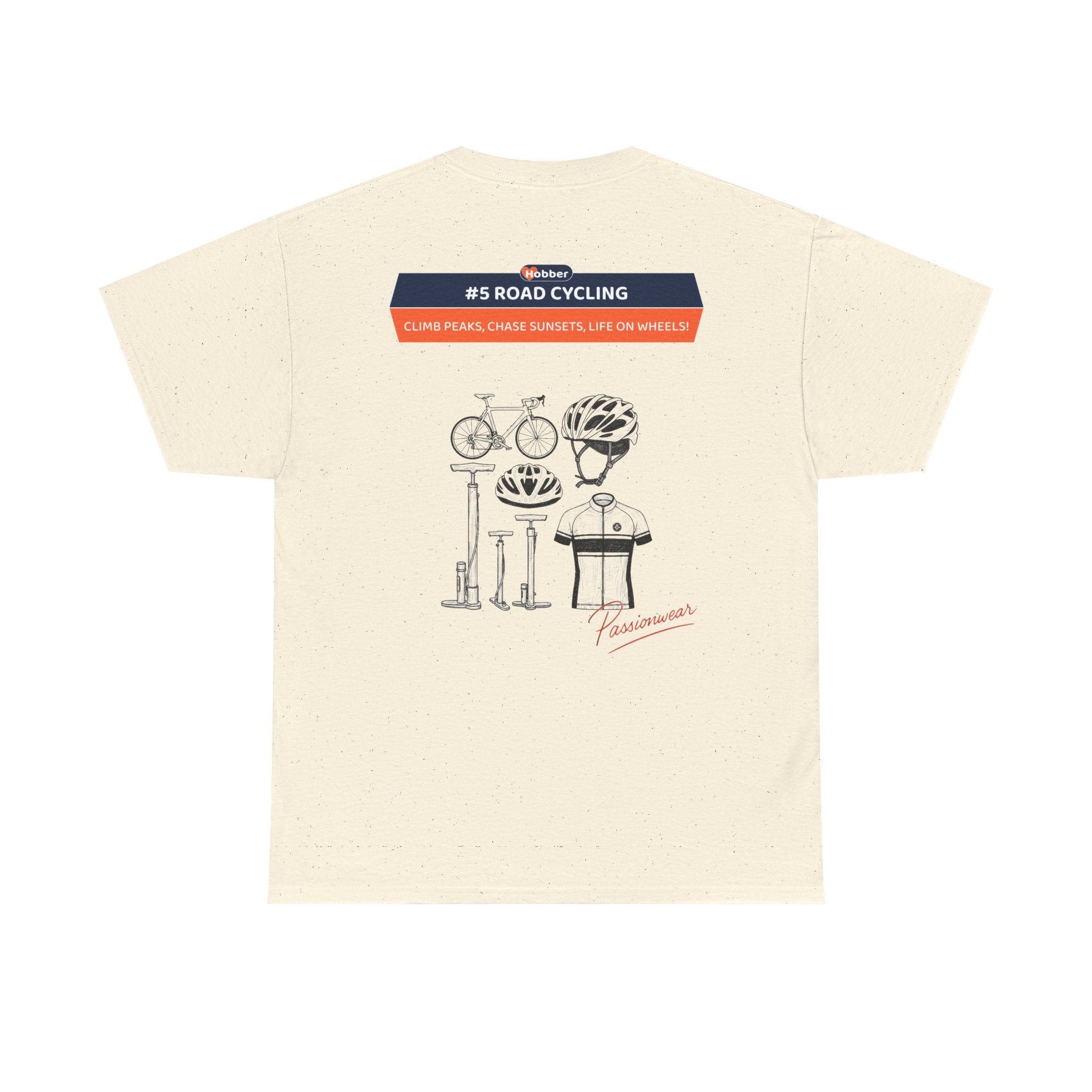 Hobber Unisex Sports & Adventure T-Shirt, #5 Road cycling