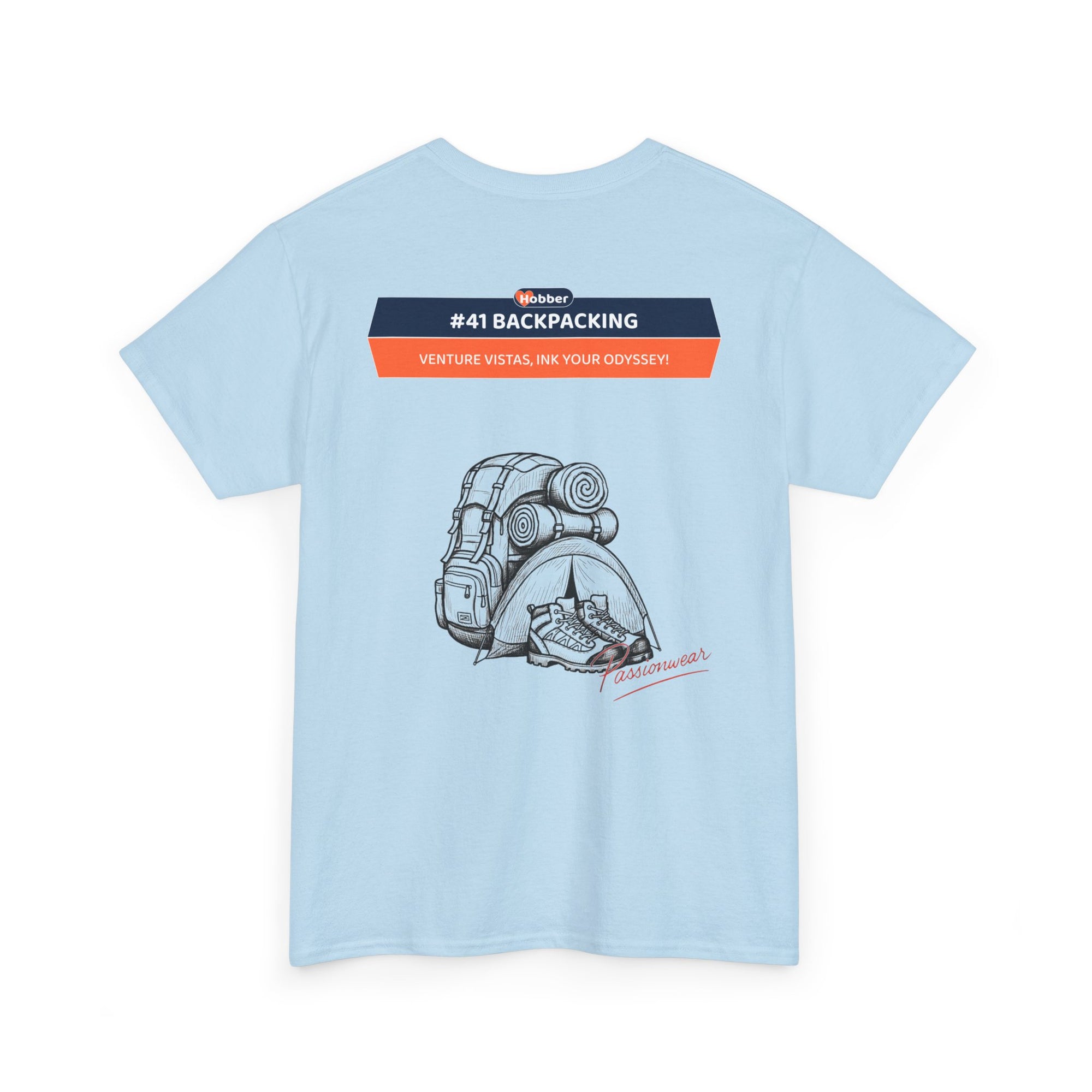 Hobber Unisex Sports & Adventure T-Shirt, #41 Backpacking