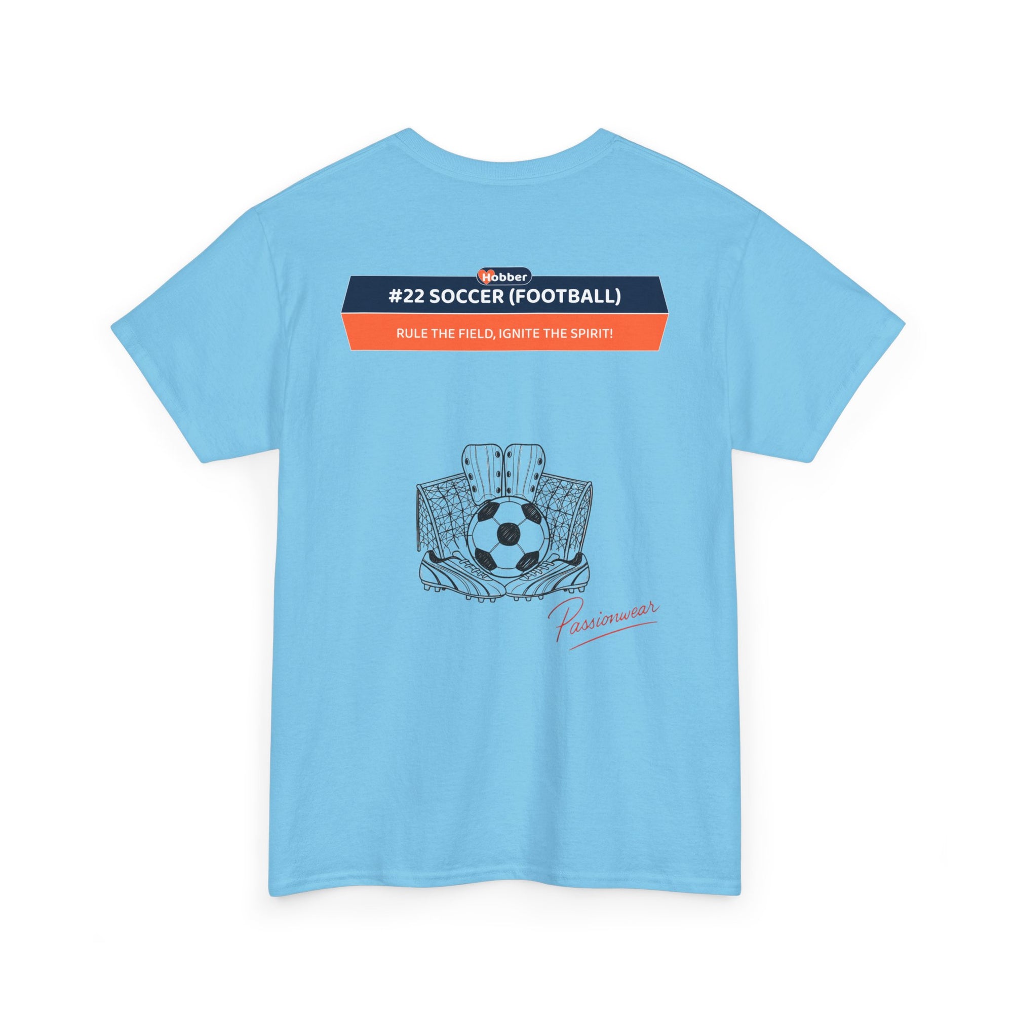 Hobber Mens Sports & Adventure T-Shirt, #22 Soccer (Football)