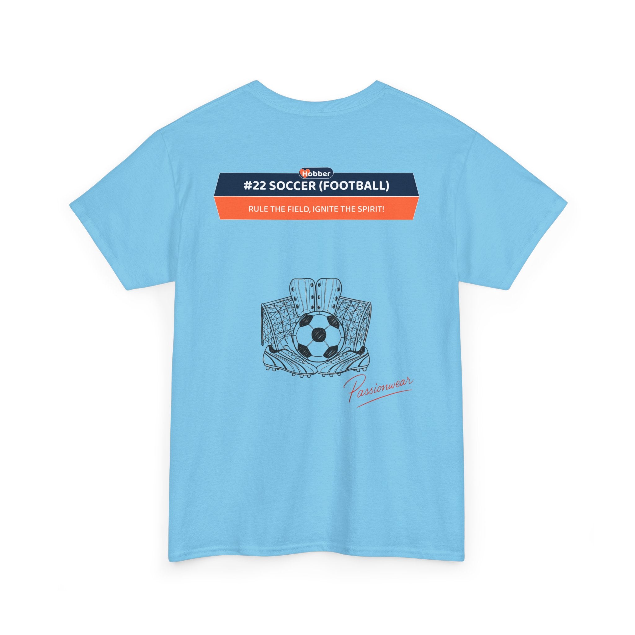 Hobber Mens Sports & Adventure T-Shirt, #22 Soccer (Football)