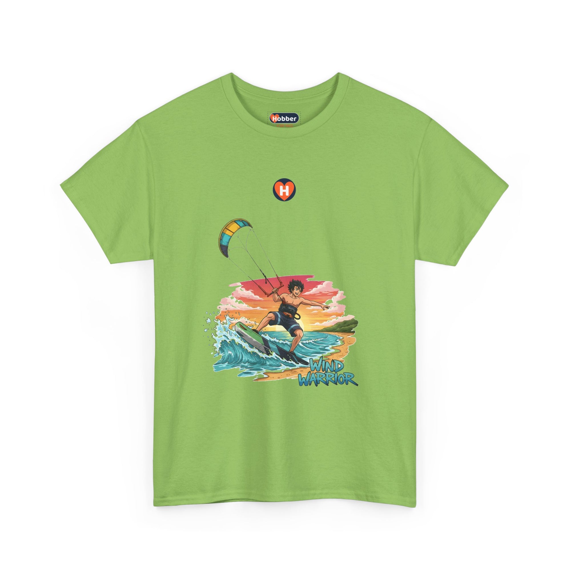 Hobber Mens Sports & Adventure T-Shirt, #14 Kiteboarding