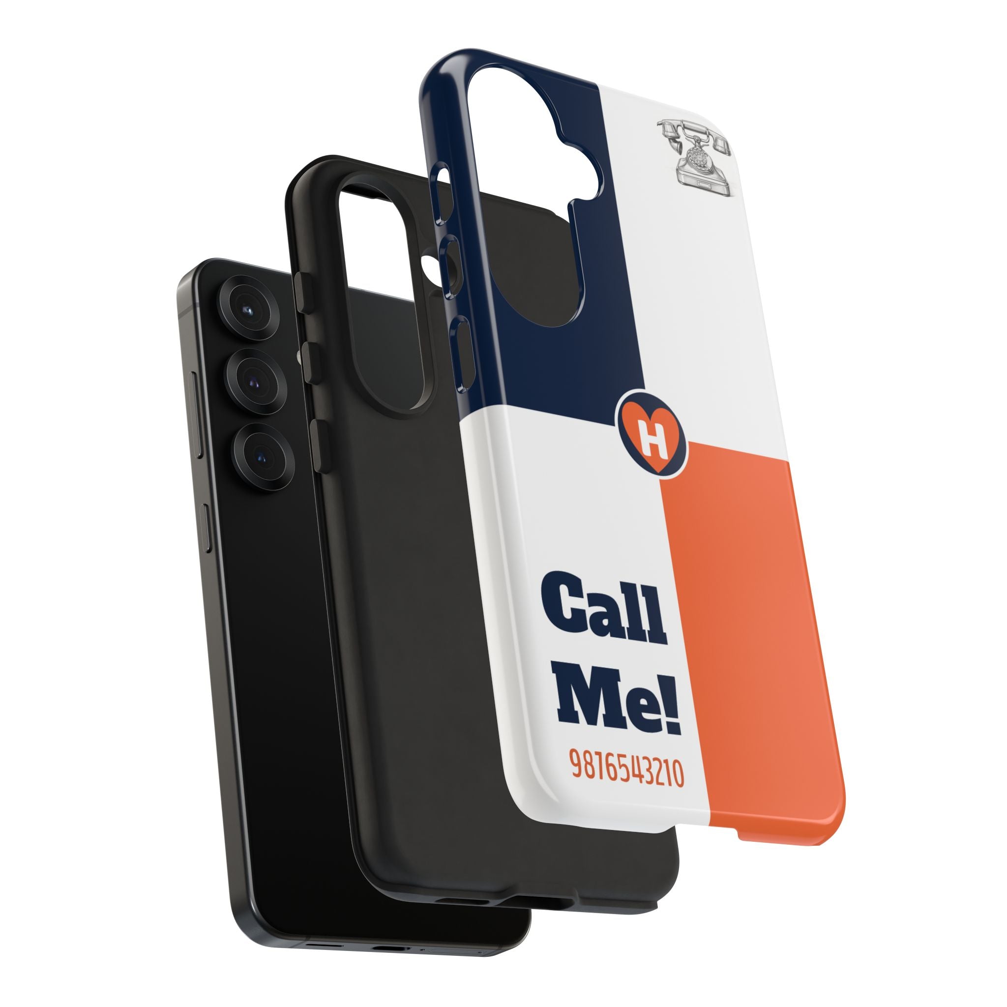 Hobber CallMe: Stylish Phone Case for Tough Protection, Customizable Cover, Durable Design
