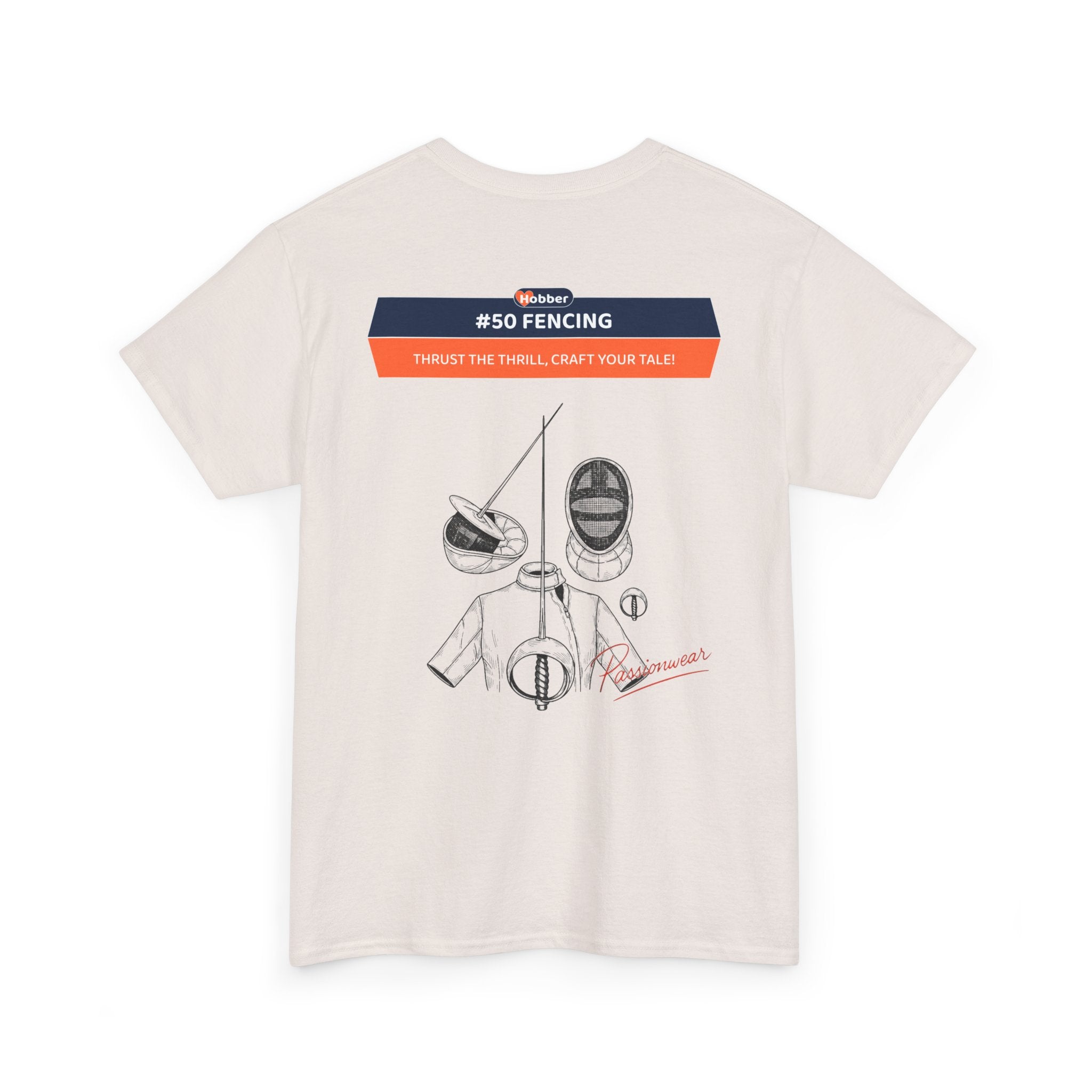 Hobber Mens Sports & Adventure T-Shirt, #50 Fencing
