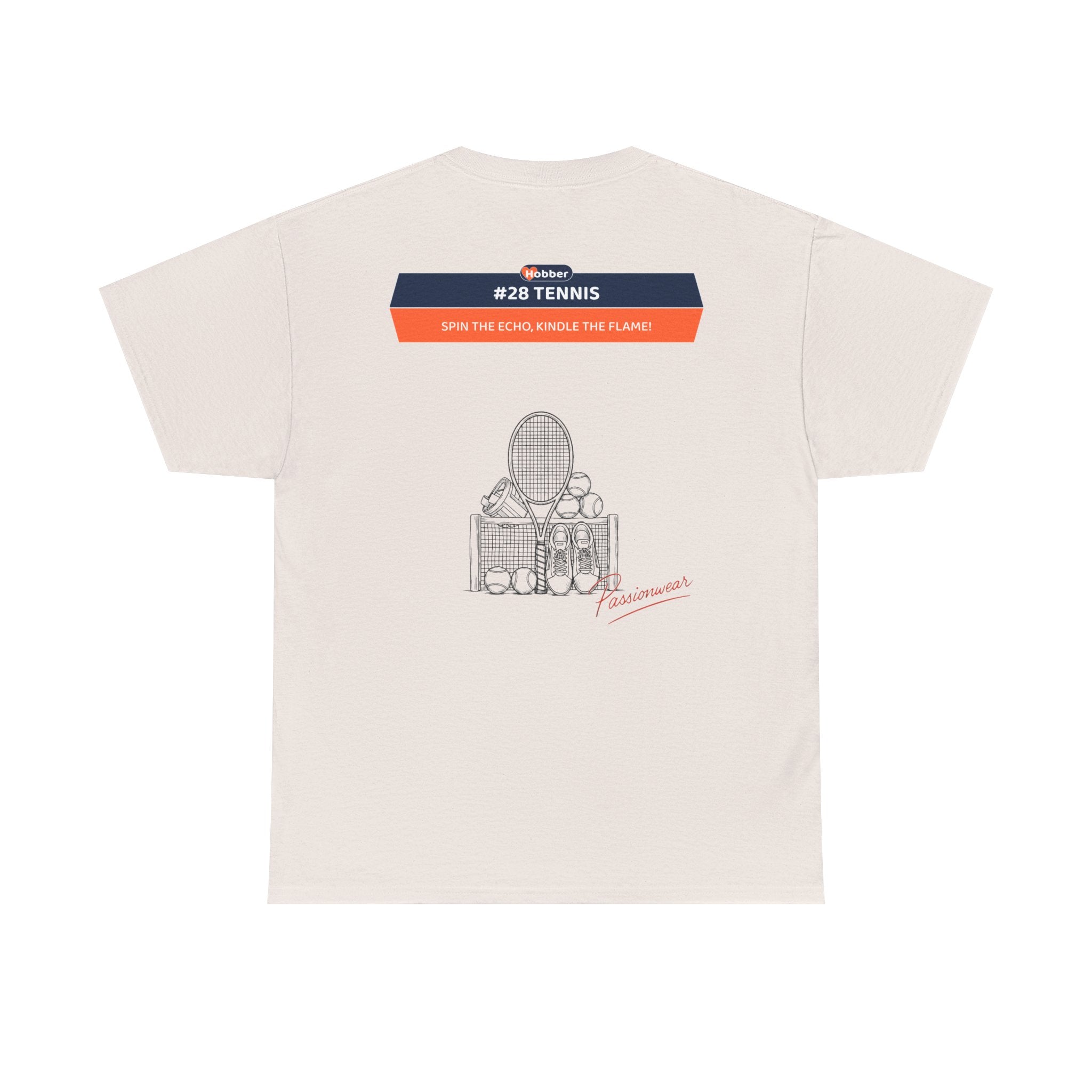 Hobber Unisex Sports & Adventure T-Shirt, #28 Tennis