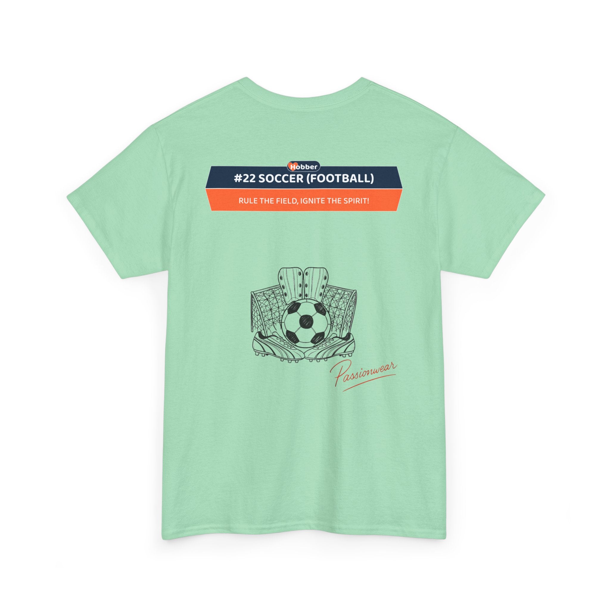 Hobber Mens Sports & Adventure T-Shirt, #22 Soccer (Football)