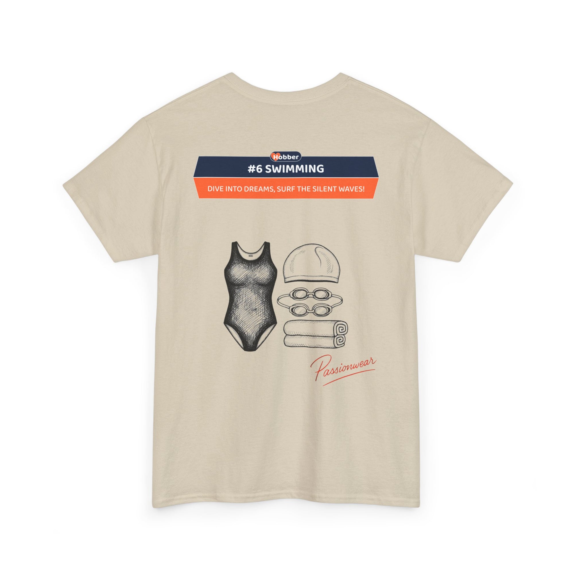 Hobber Unisex Sports & Adventure T-Shirt, #6 Swimming