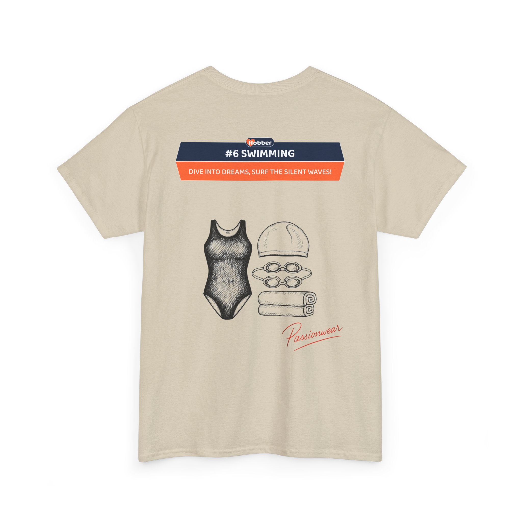 Hobber Unisex Sports & Adventure T-Shirt, #6 Swimming