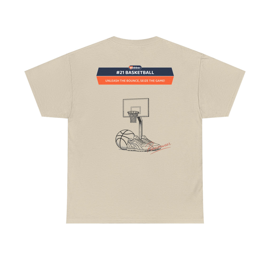 Hobber Mens Sports & Adventure T-Shirt, #21 Basketball