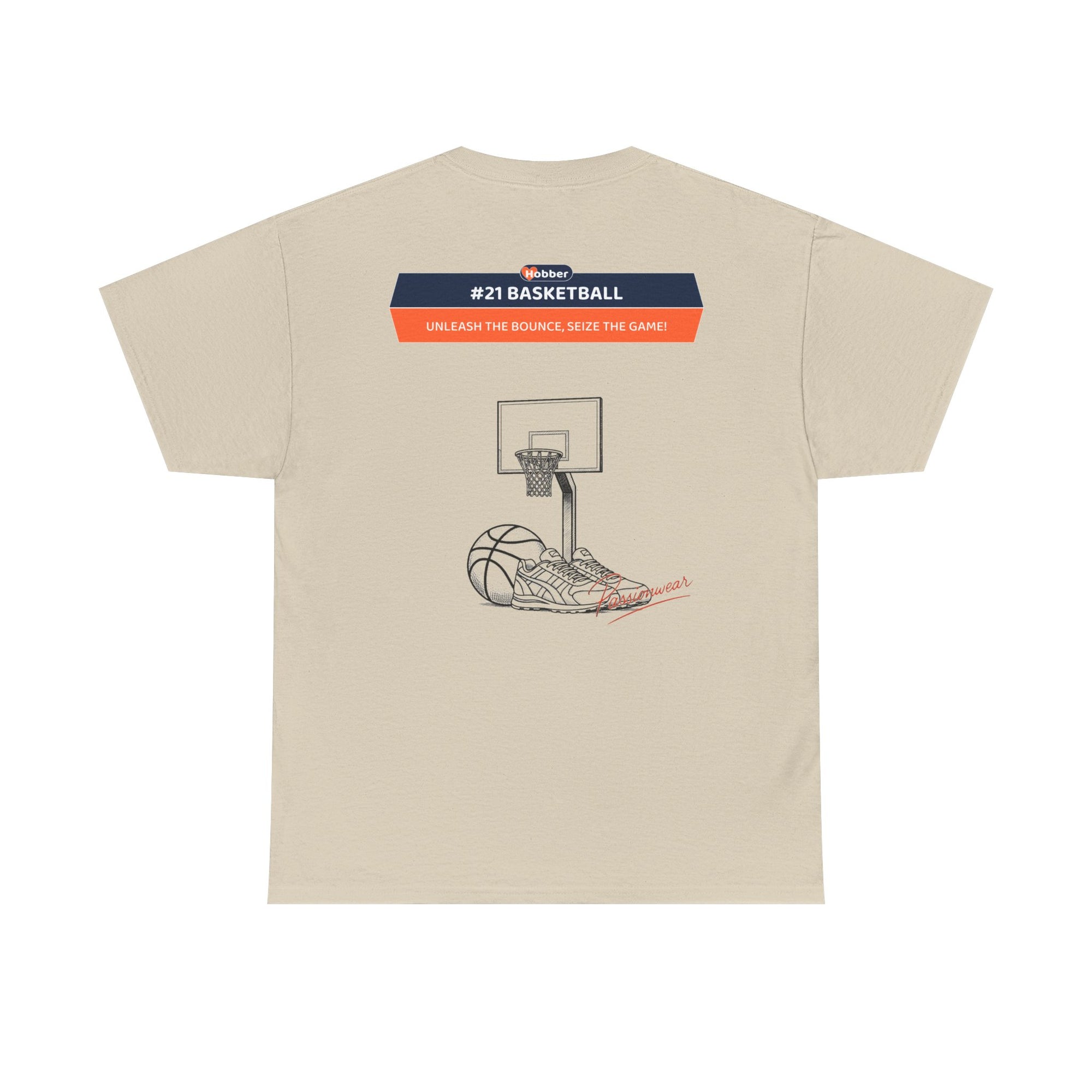 Hobber Mens Sports & Adventure T-Shirt, #21 Basketball