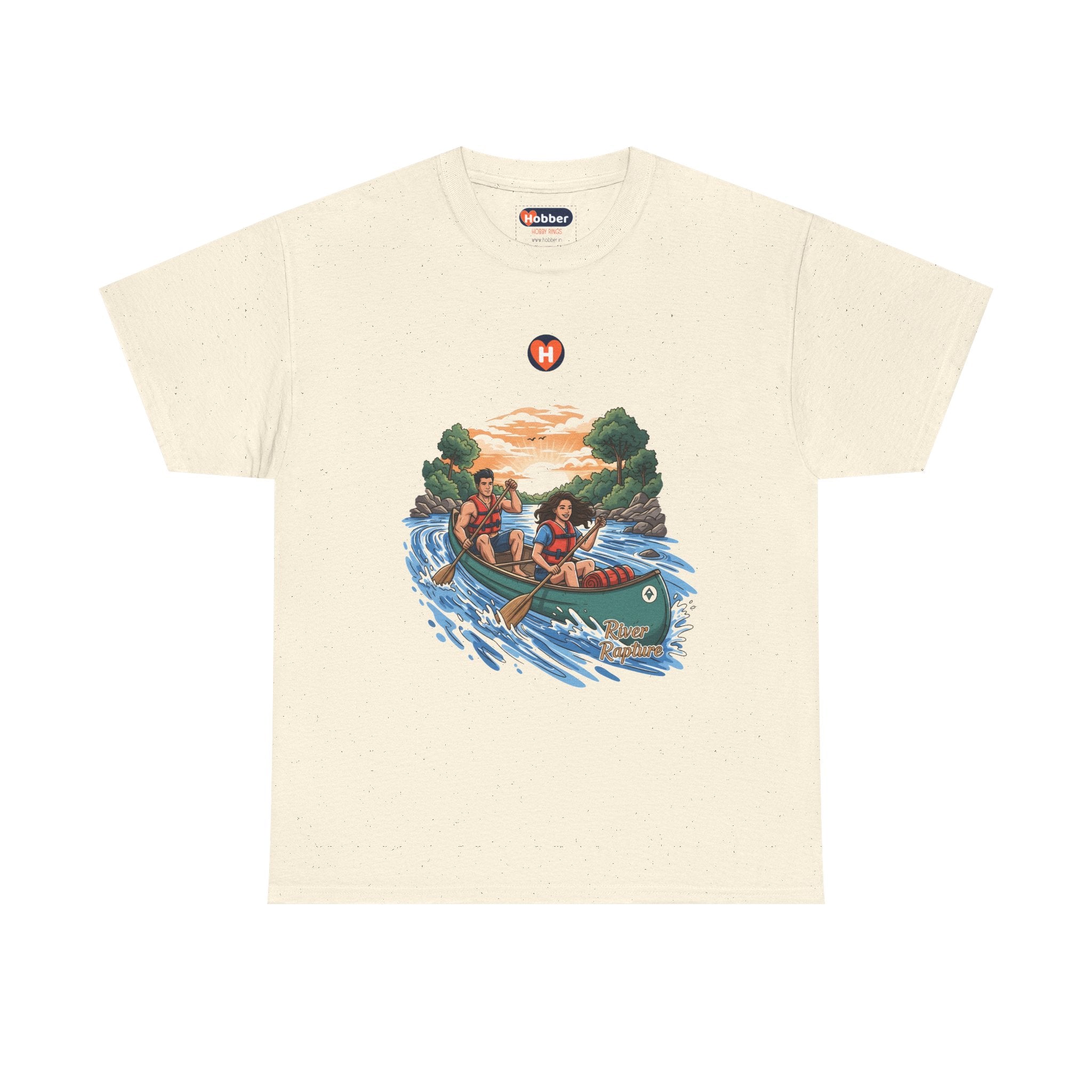 Hobber Unisex Sports & Adventure T-Shirt, #10 Canoeing