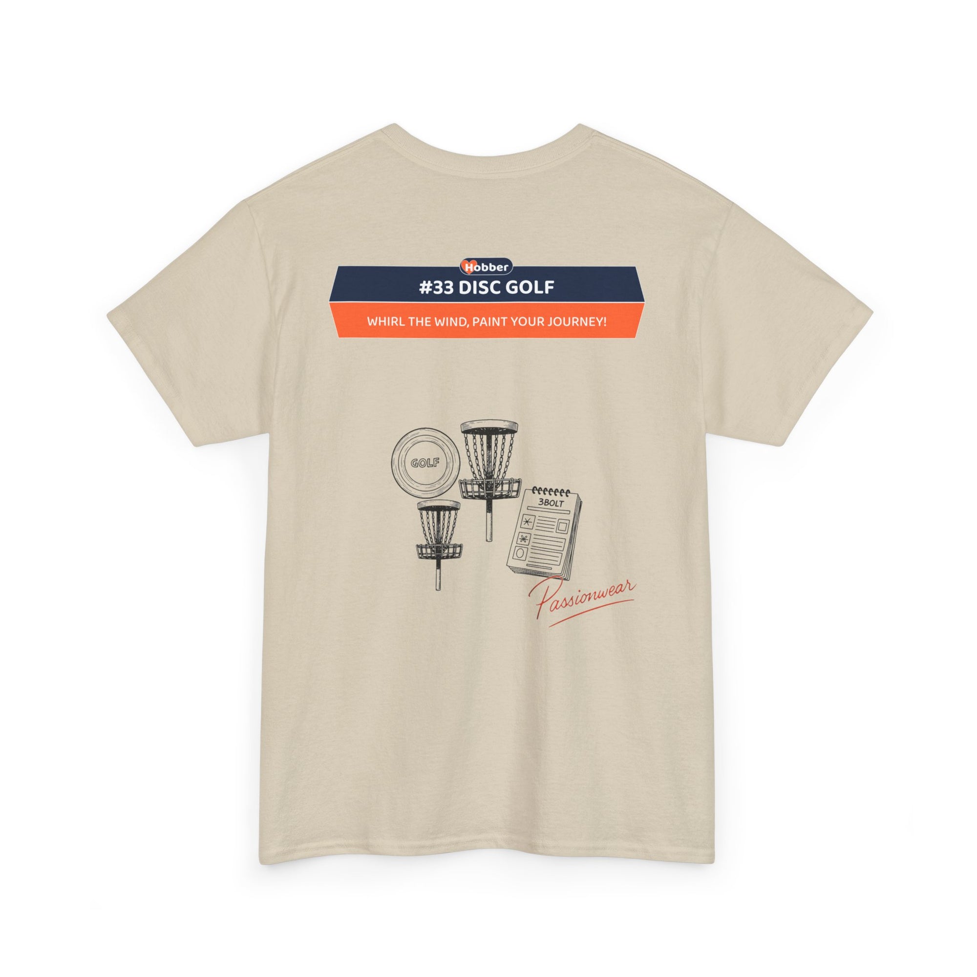 Hobber Unisex Sports & Adventure T-Shirt, #33 Disc golf
