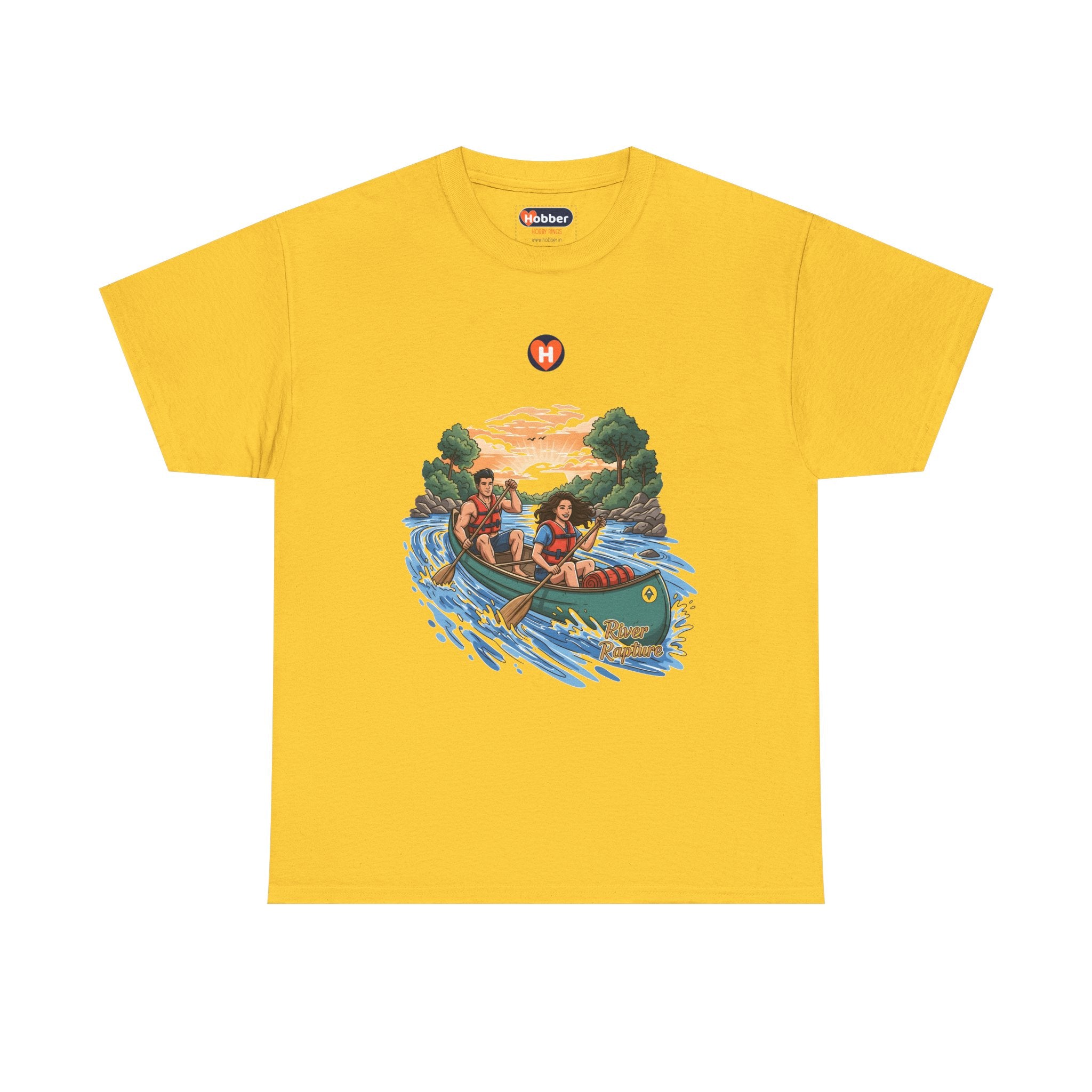 Hobber Unisex Sports & Adventure T-Shirt, #10 Canoeing