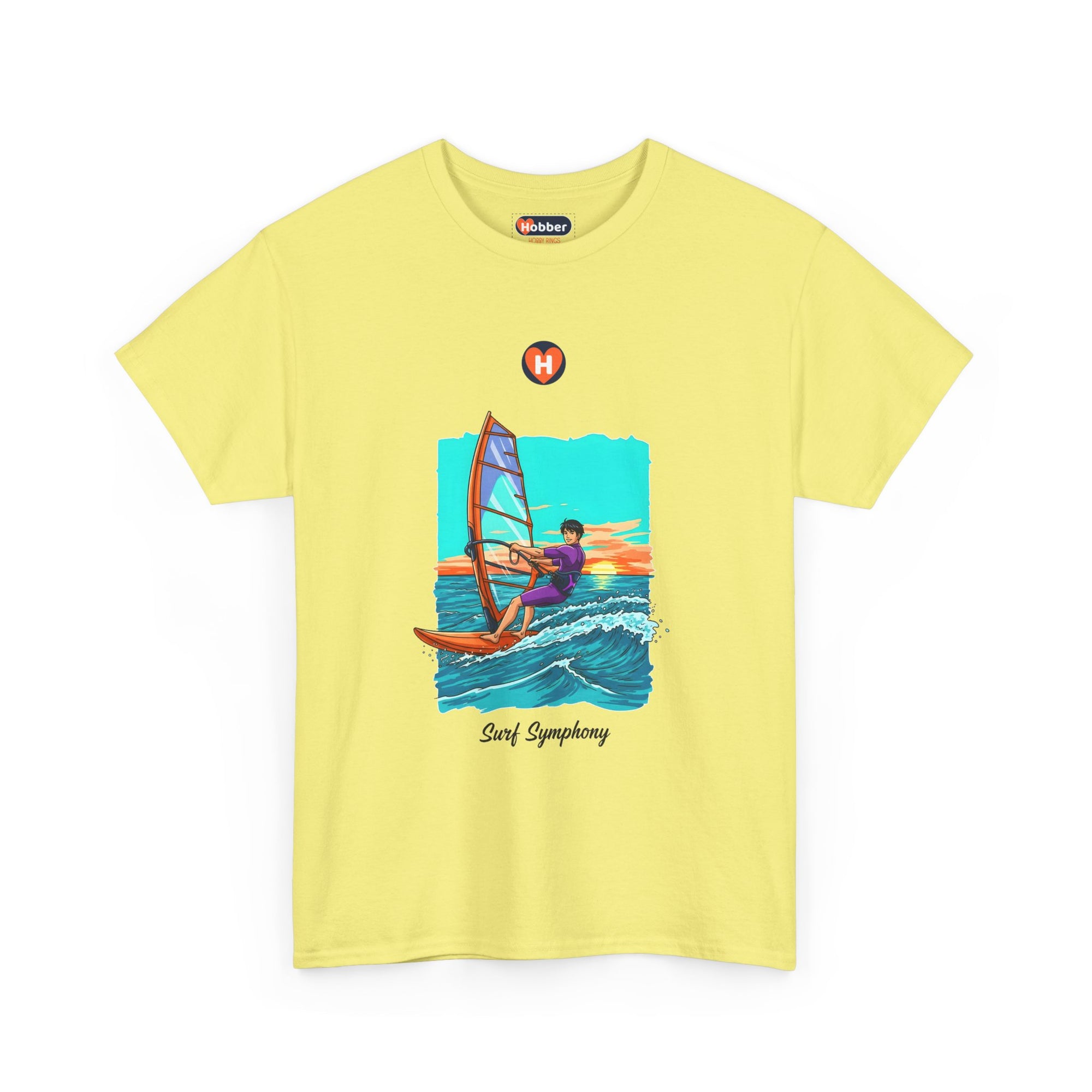 Hobber Mens Sports & Adventure T-Shirt, #13 Windsurfing
