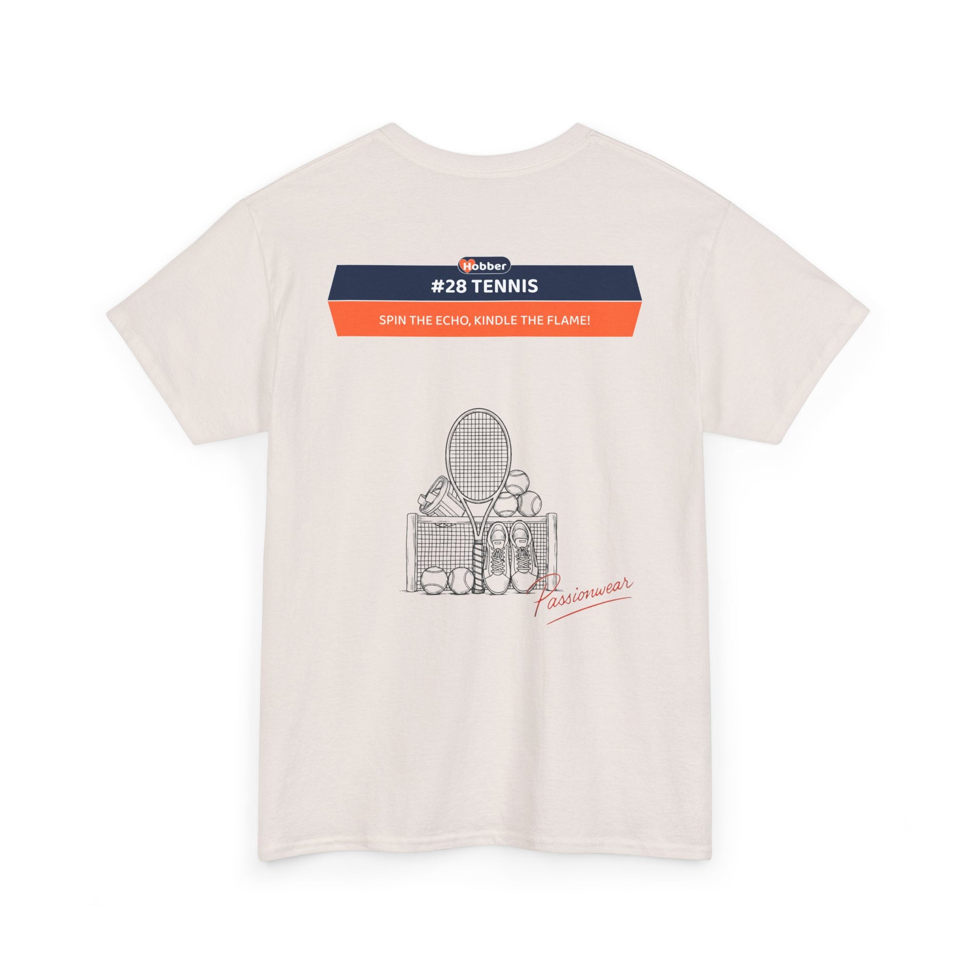 Hobber Unisex Sports & Adventure T-Shirt, #28 Tennis