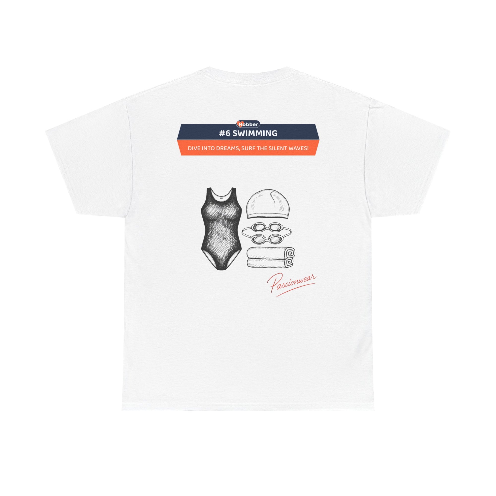 Hobber Unisex Sports & Adventure T-Shirt, #6 Swimming