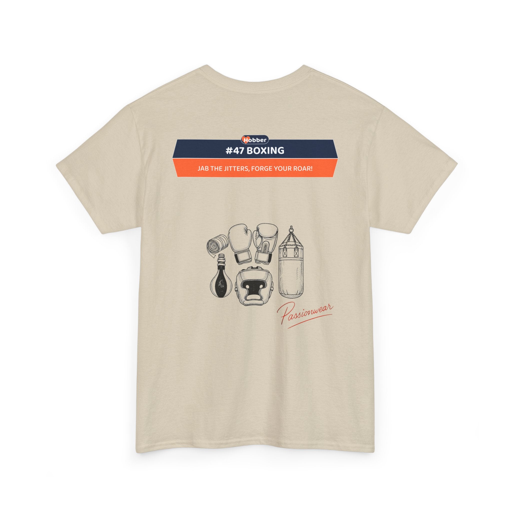Hobber Mens Sports & Adventure T-Shirt, #47 Boxing