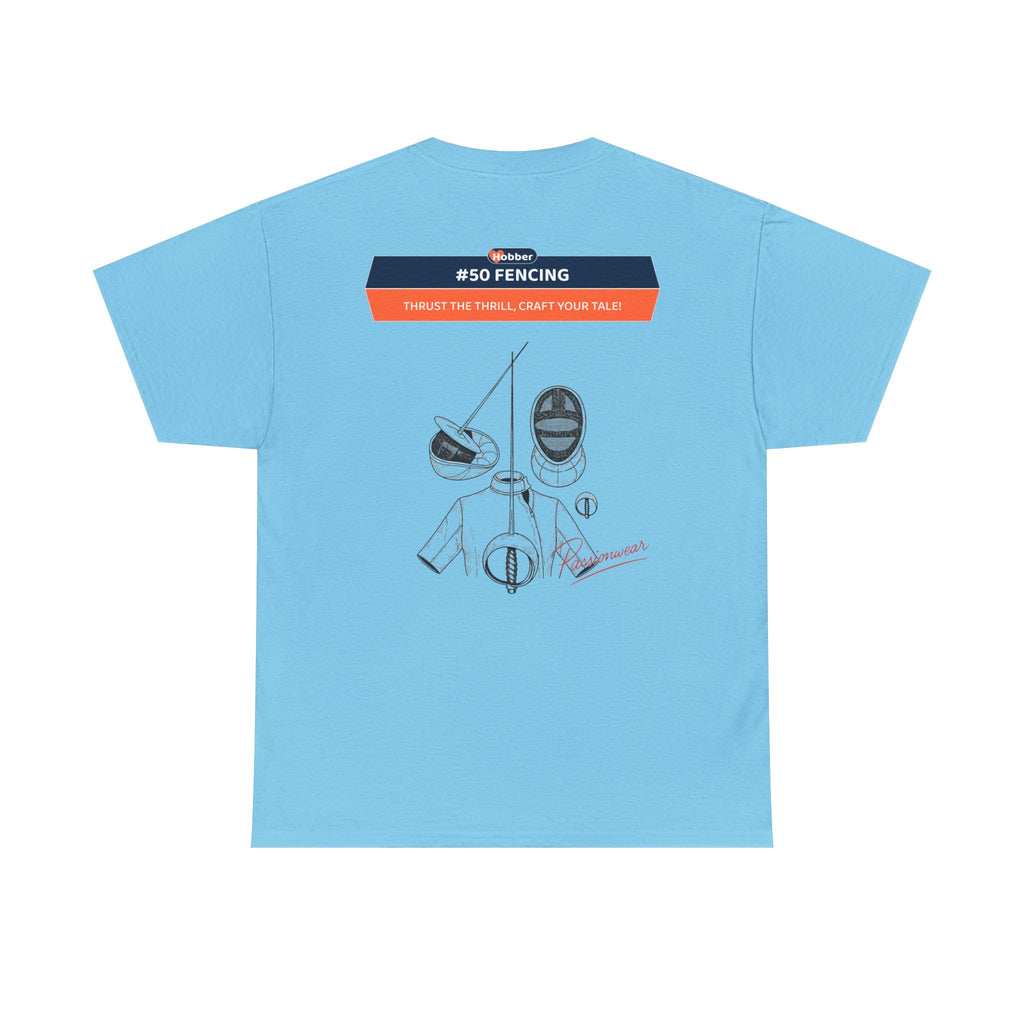 Hobber Mens Sports & Adventure T-Shirt, #50 Fencing